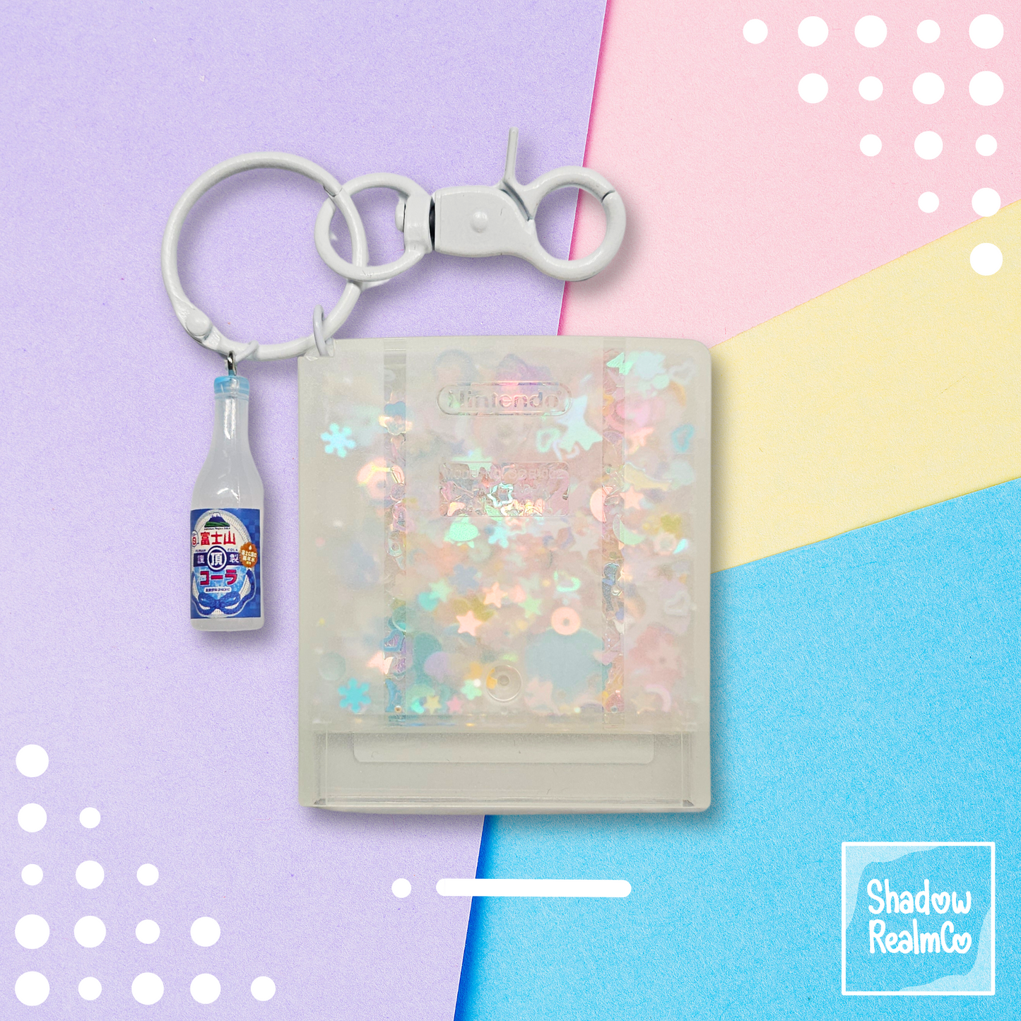 Jirachi GBC Shaker Holographic Keychain | Glow in the Dark