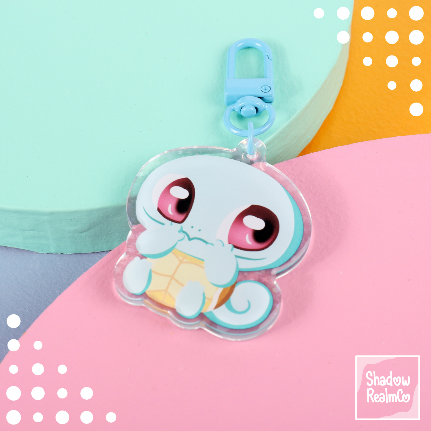 Starter Double Sided Keychain | SQUIRTLE