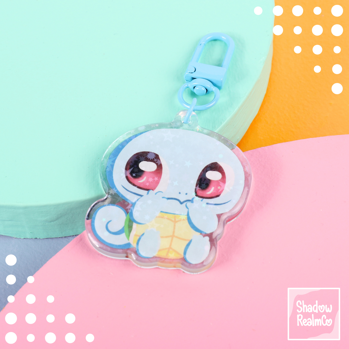 Starter Double Sided Keychain | SQUIRTLE