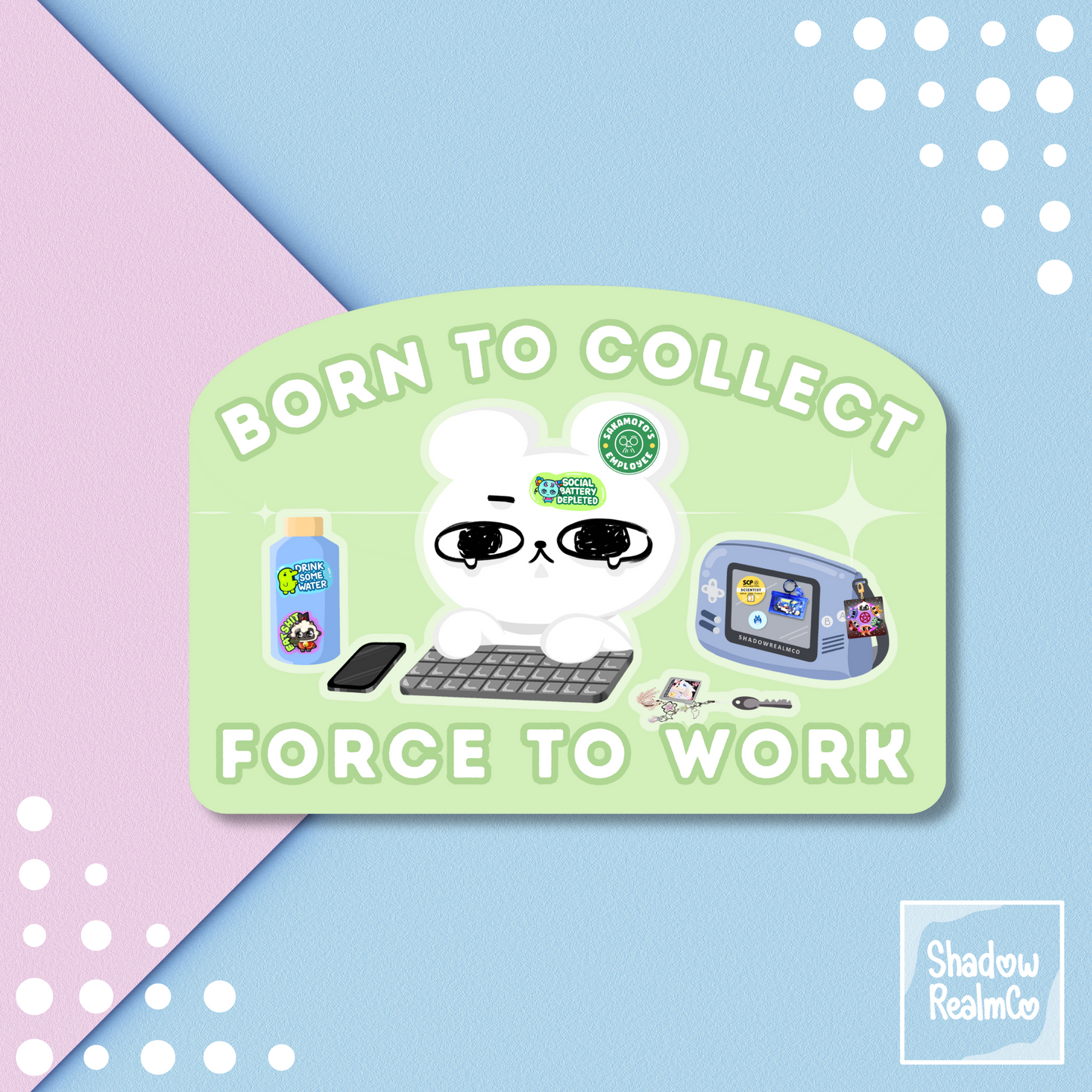 Born to Collect | Glossy Vinyl Sticker