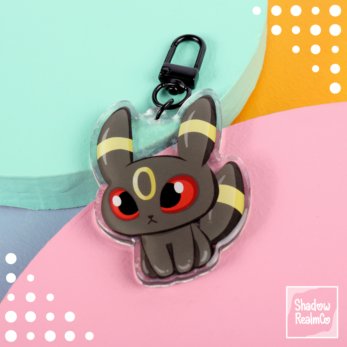 Eeveelution Double Sided Keychain | UMBREON