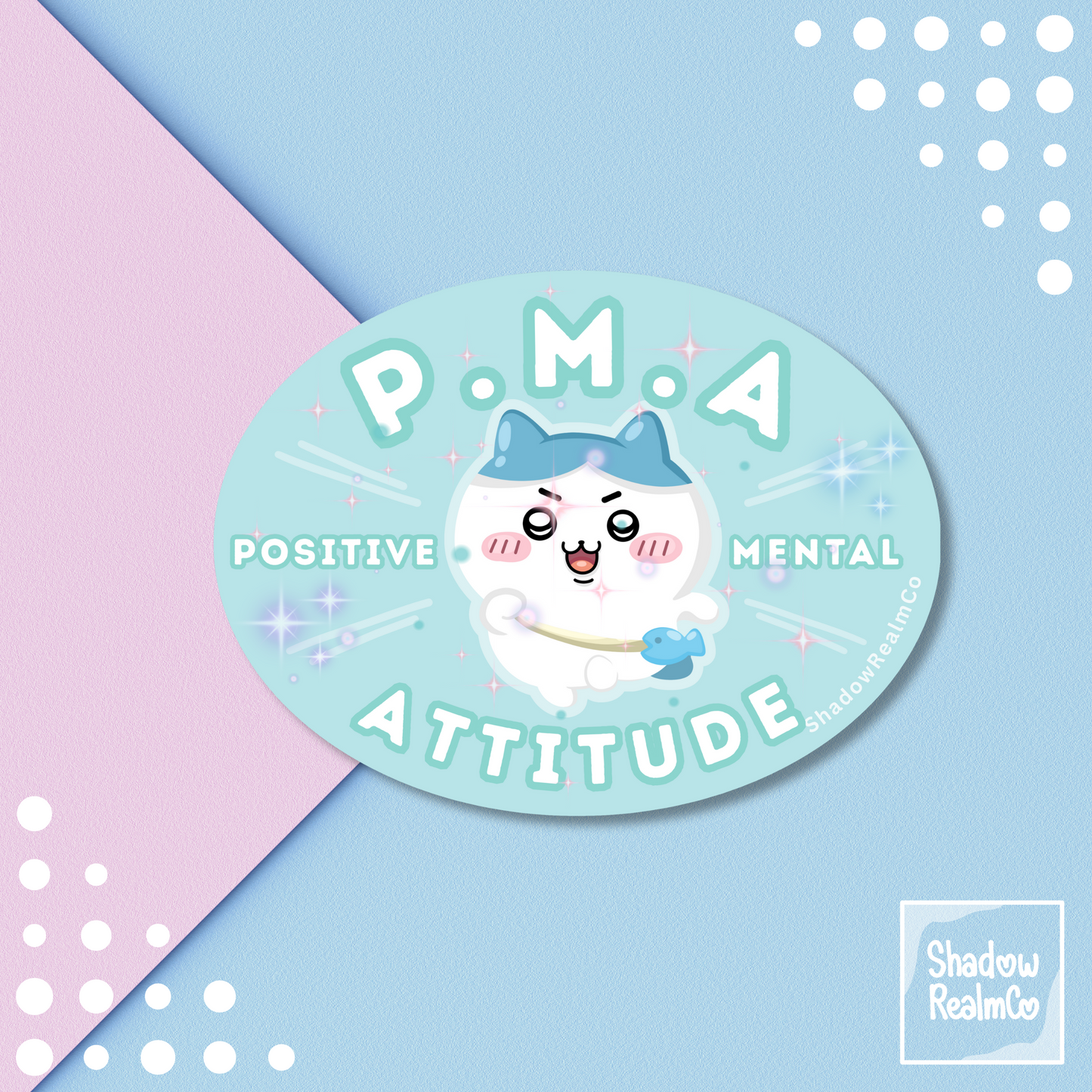 PMA | Holographic Stars Vinyl Sticker