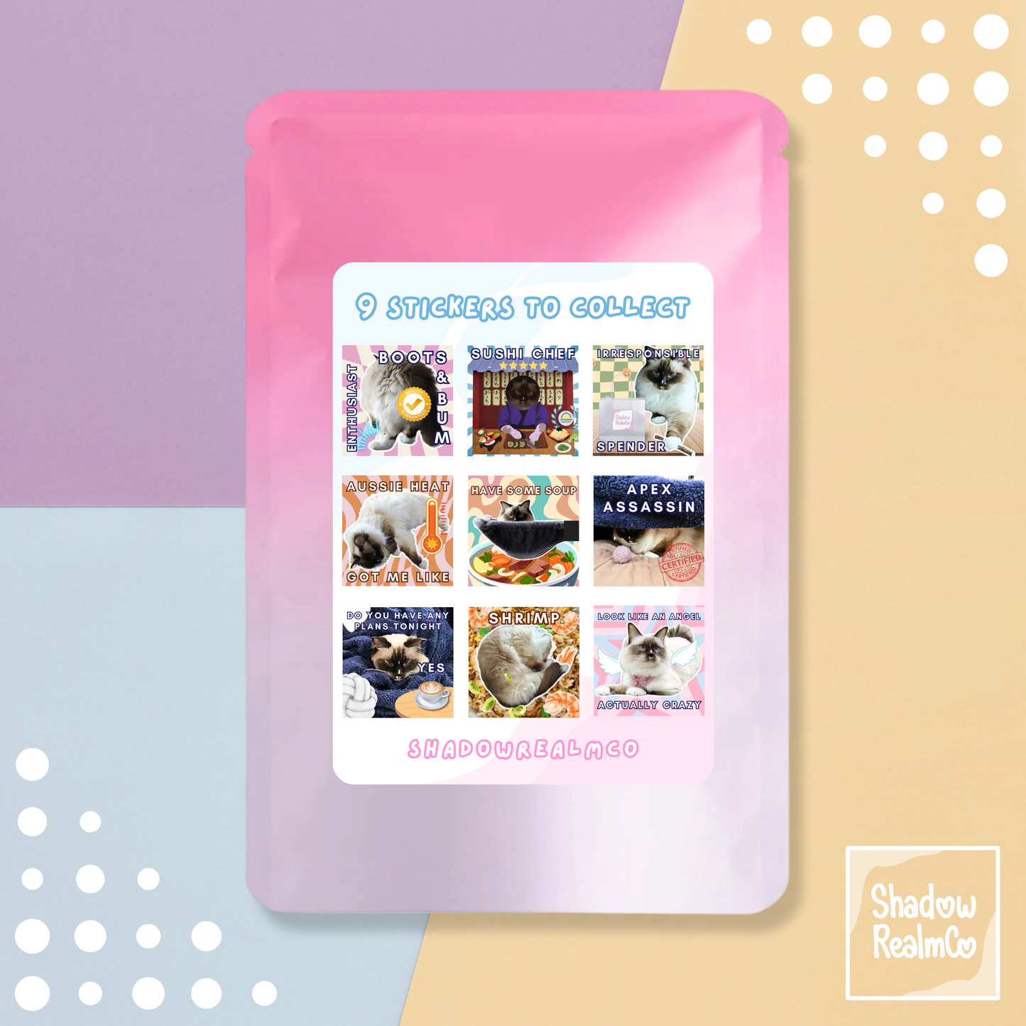 Lady Mystery Stickers Blind Bag (6 Stickers)