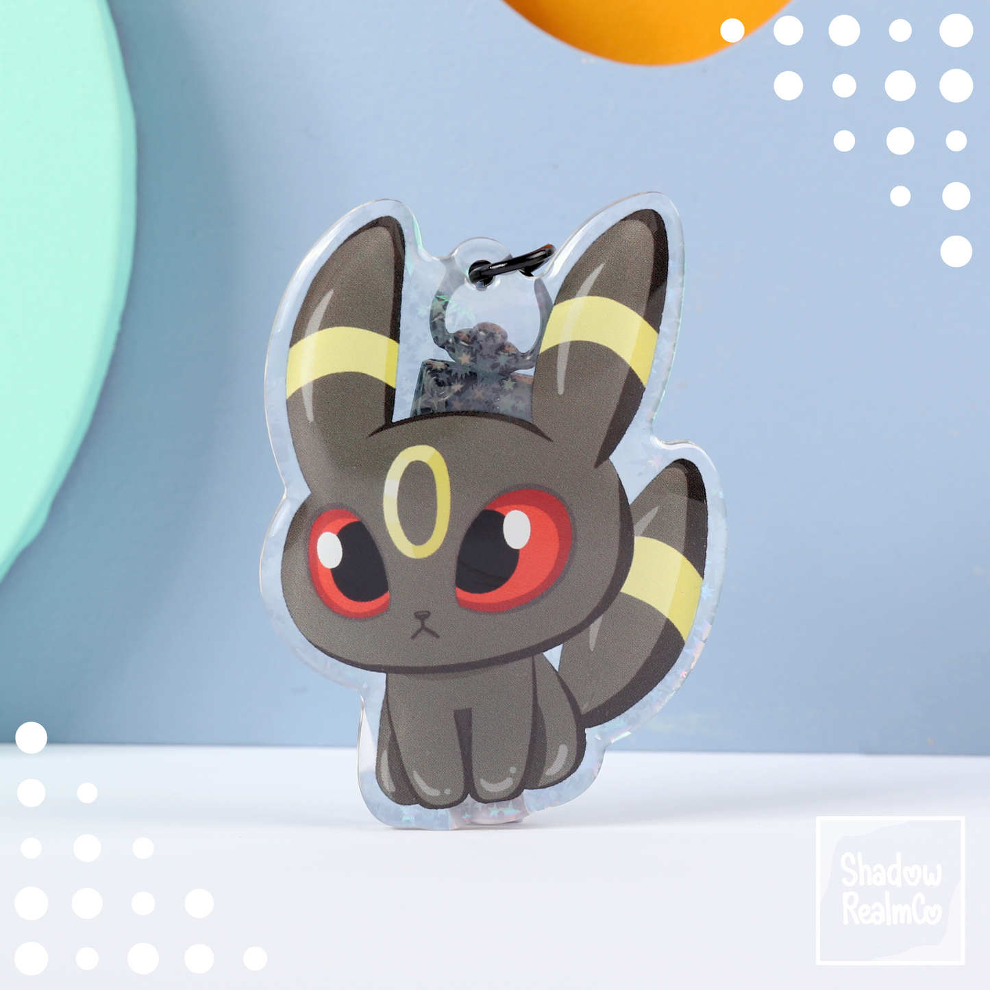 Eeveelution Double Sided Keychain | UMBREON