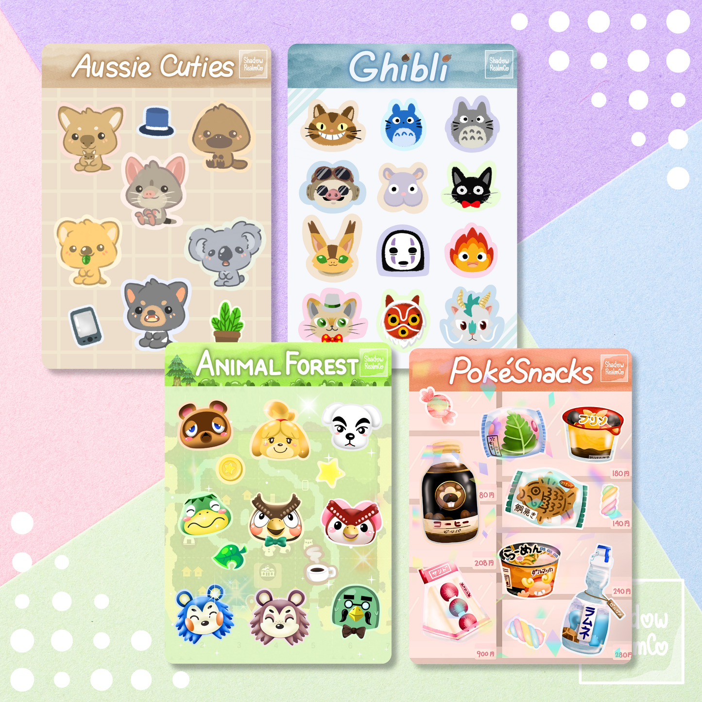 Aussie Animals | A6 Glossy Finish Sticker Sheet