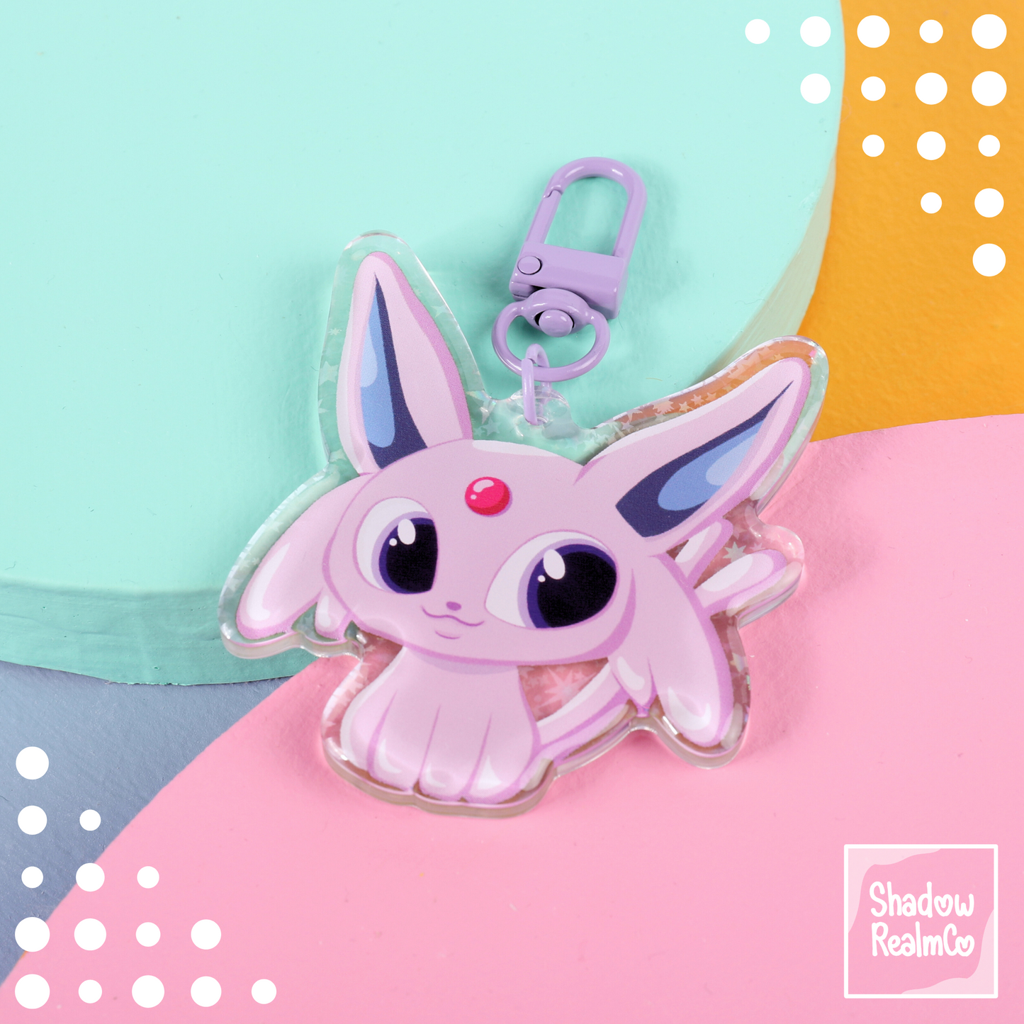 Eeveelution Double Sided Keychain | ESPEON