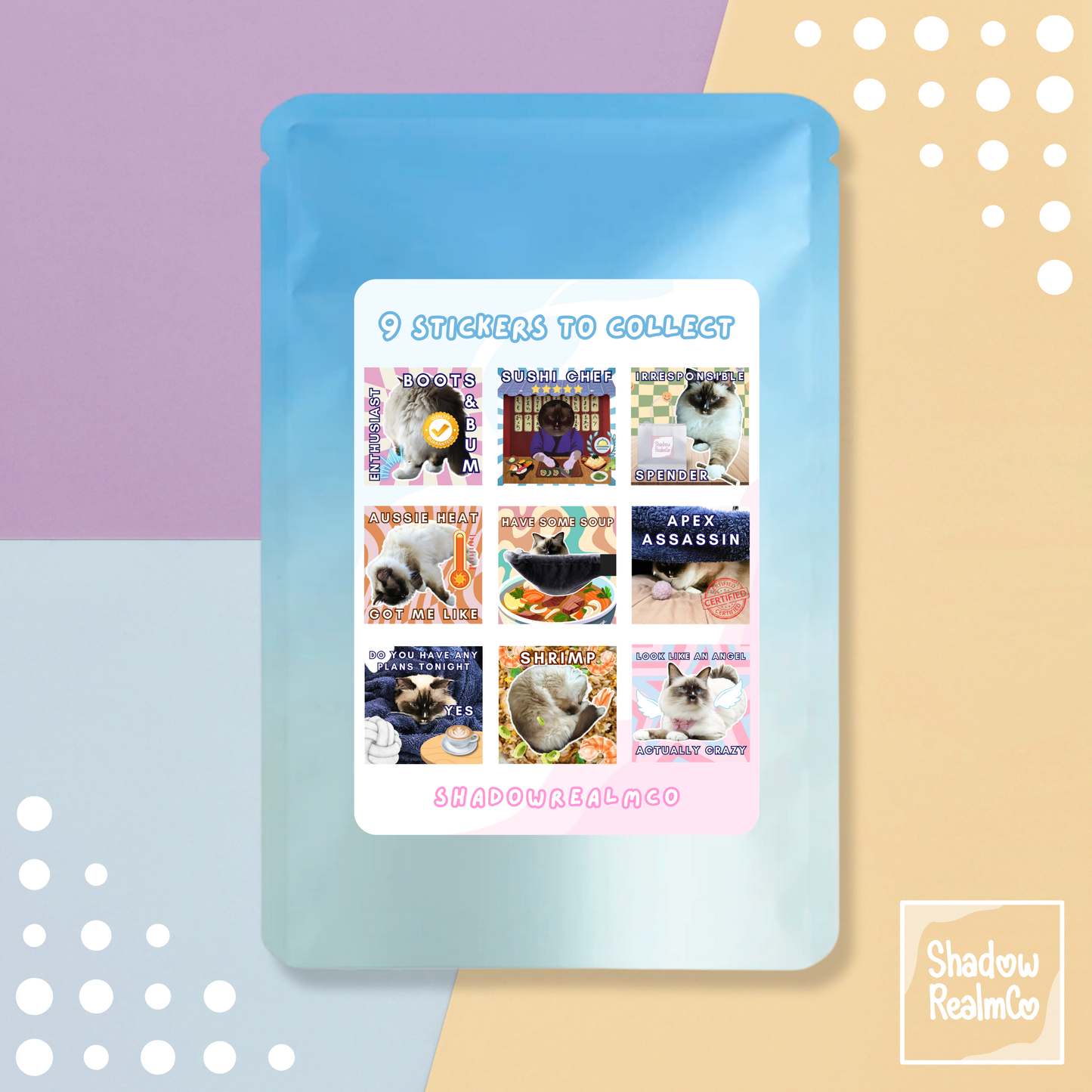 Lady Mystery Stickers Blind Bag (6 Stickers)