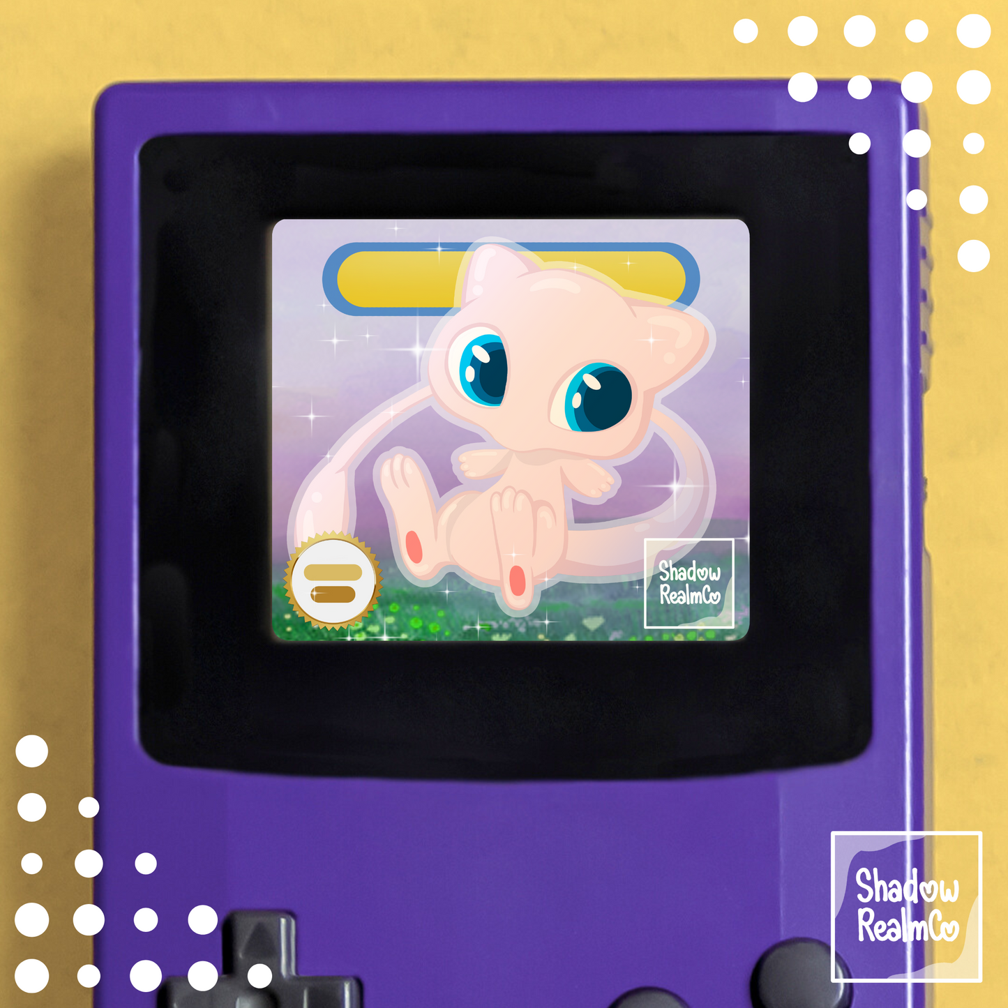 Mew GBC Shaker Holographic Keychain