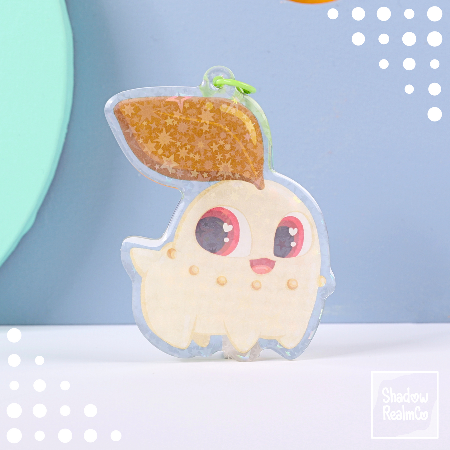 Starter Double Sided Keychain | CHIKORITA