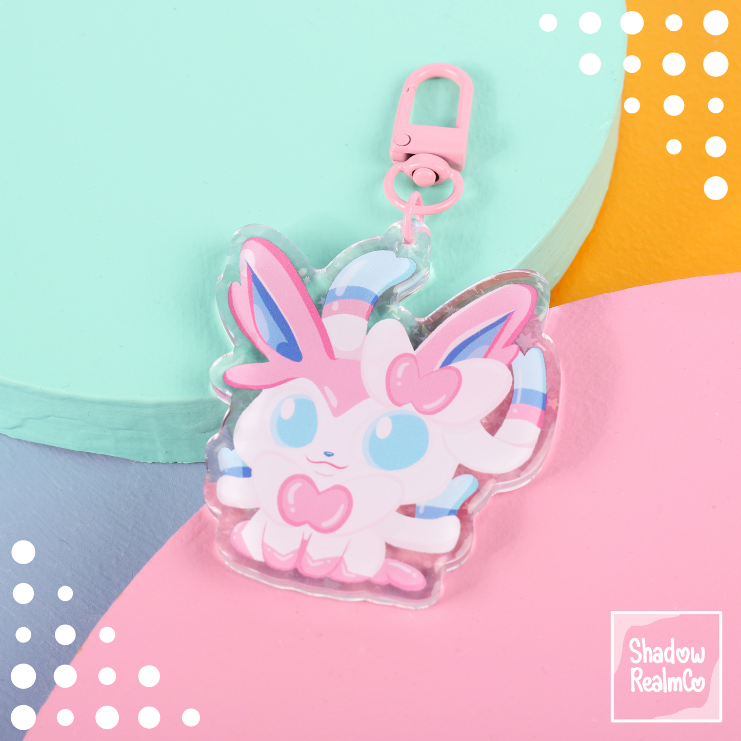 Eeveelution Double Sided Keychain | SYLVEON