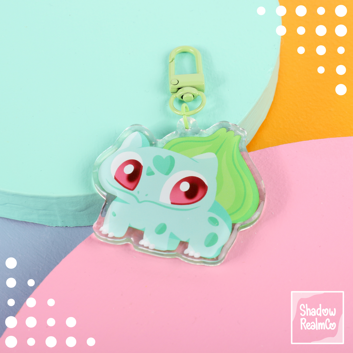 Starter Double Sided Keychain | BULBASAUR