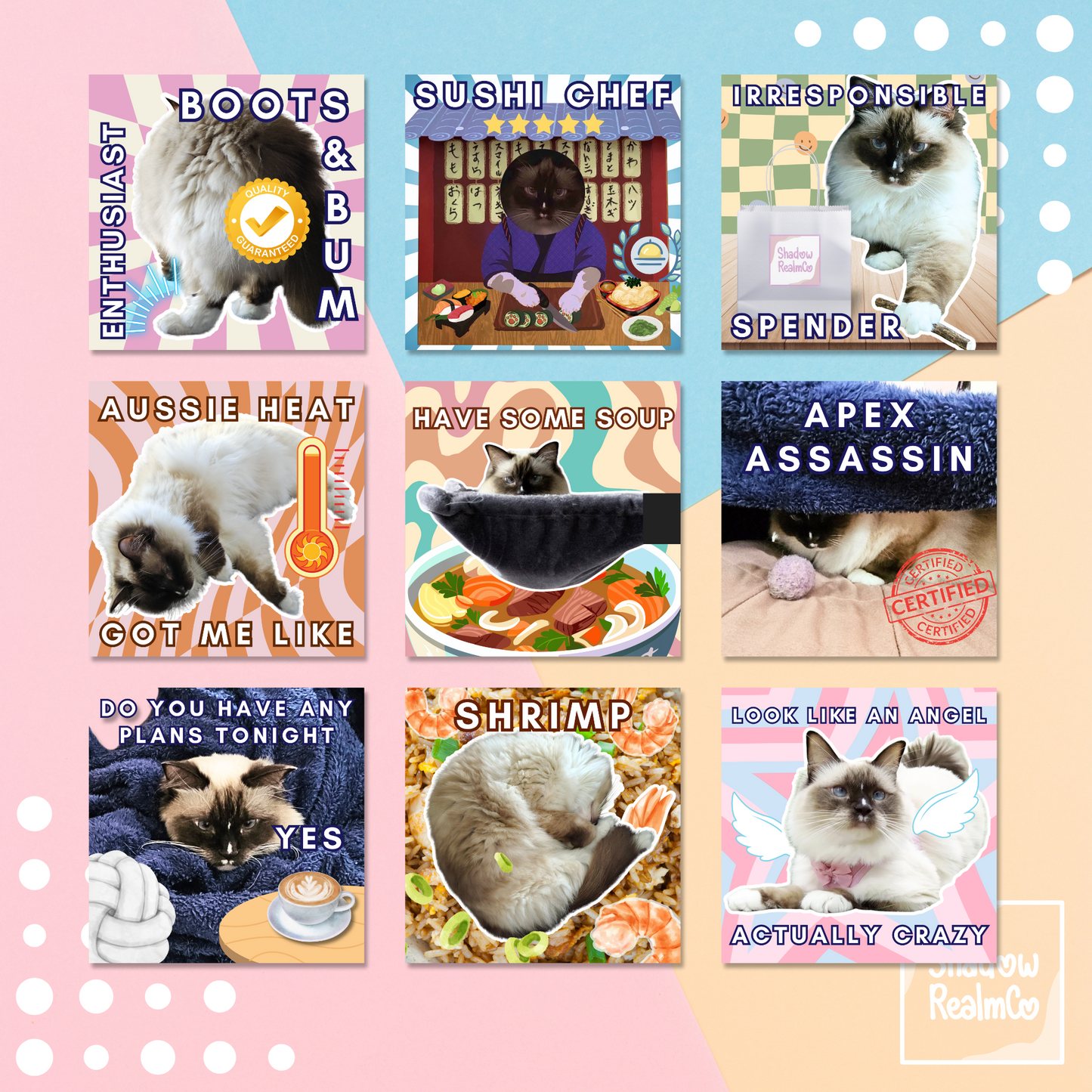 Lady Mystery Stickers Blind Bag (6 Stickers)