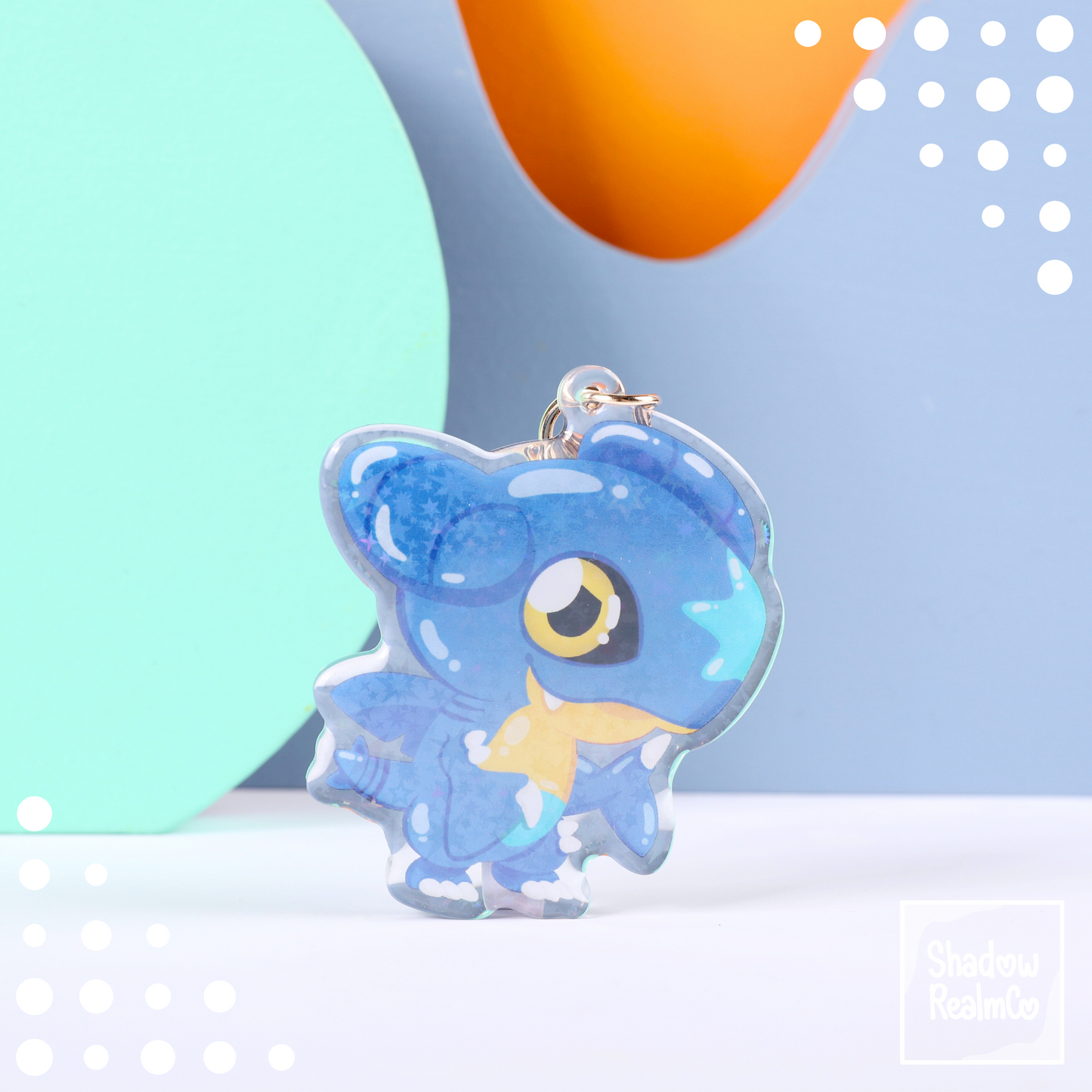 Cute Double Sided Keychain | GARCHOMP