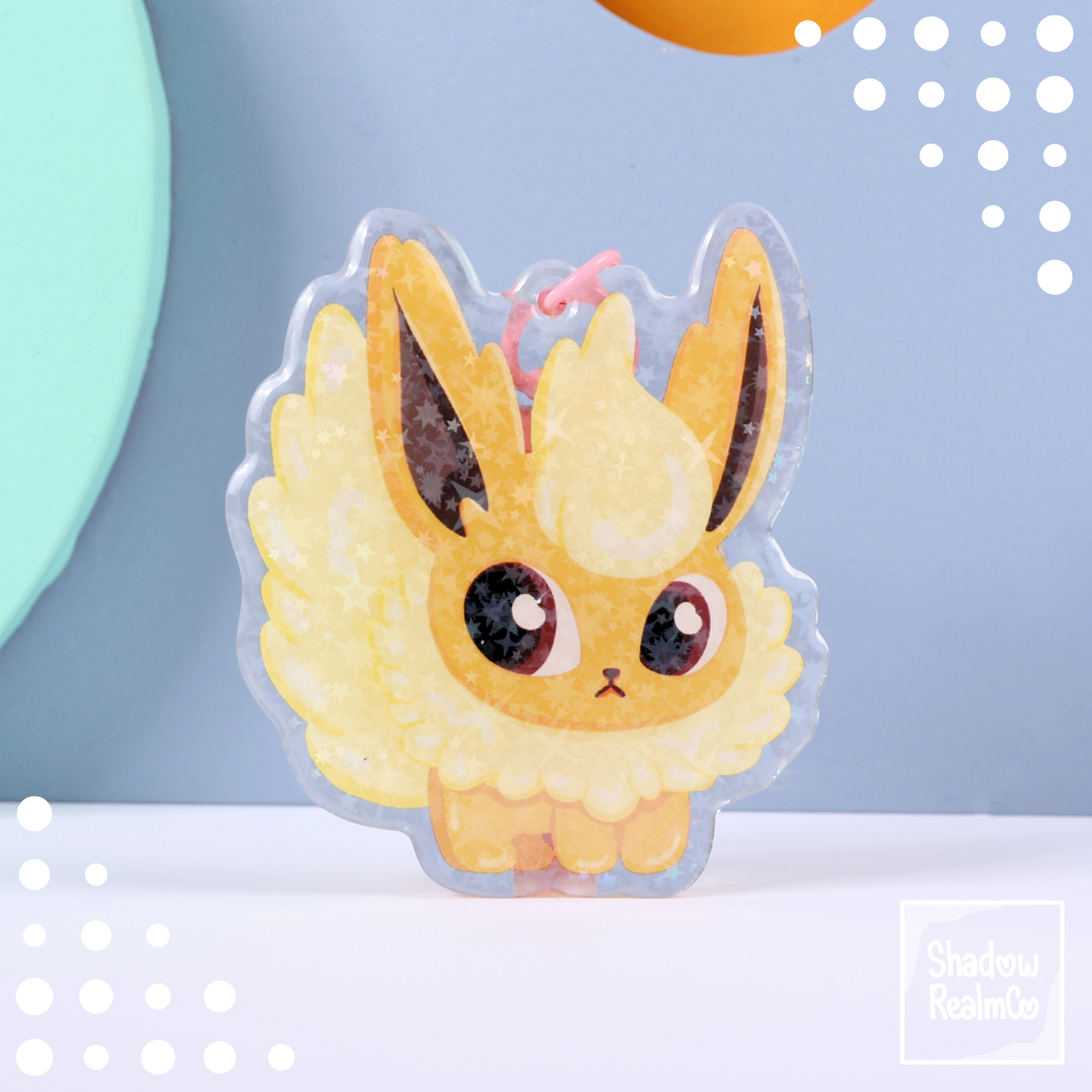 Eeveelution Double Sided Keychain | FLAREON