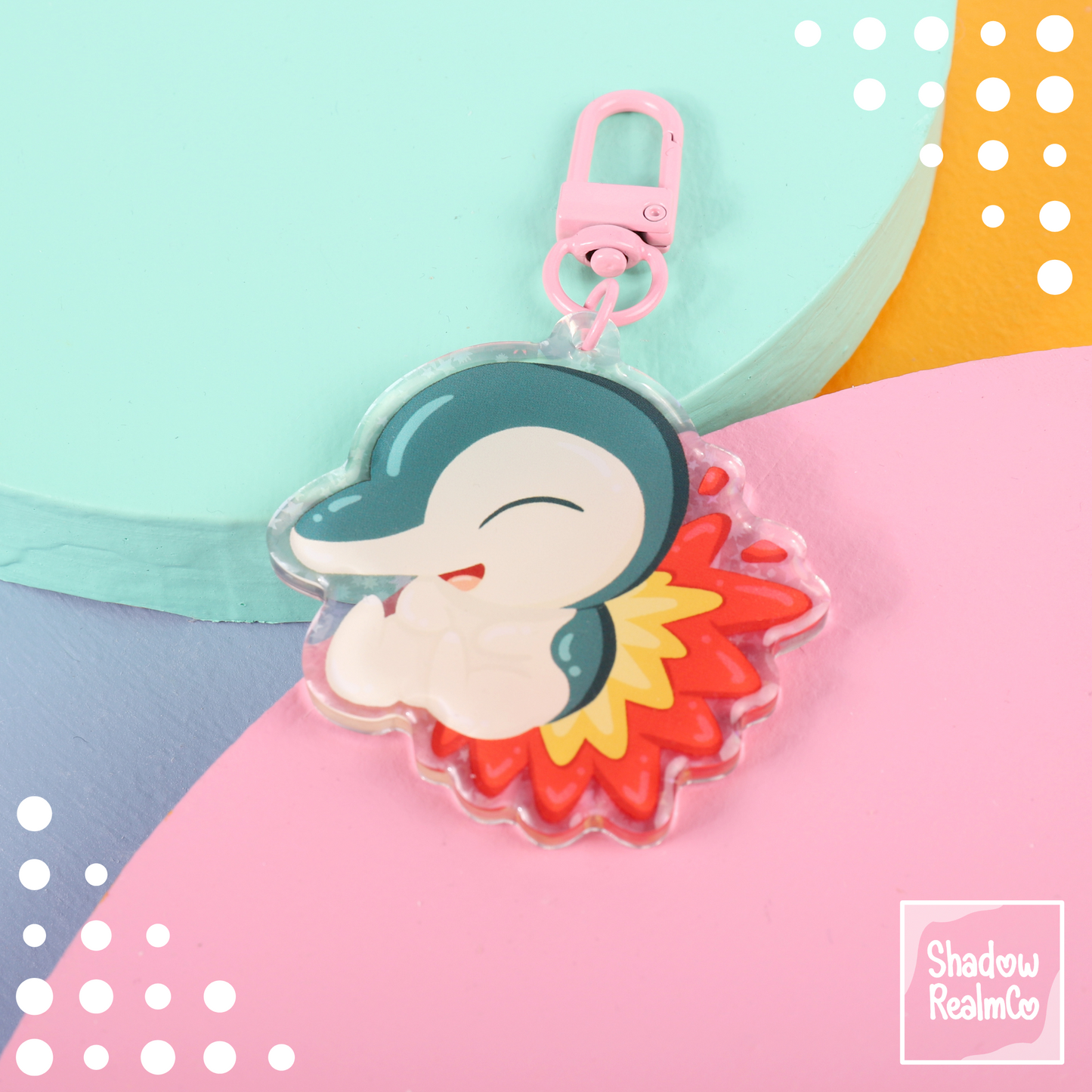 Starter Double Sided Keychain | CYNDAQUIL
