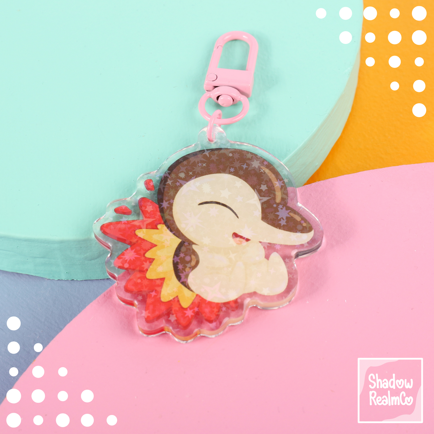 Starter Double Sided Keychain | CYNDAQUIL