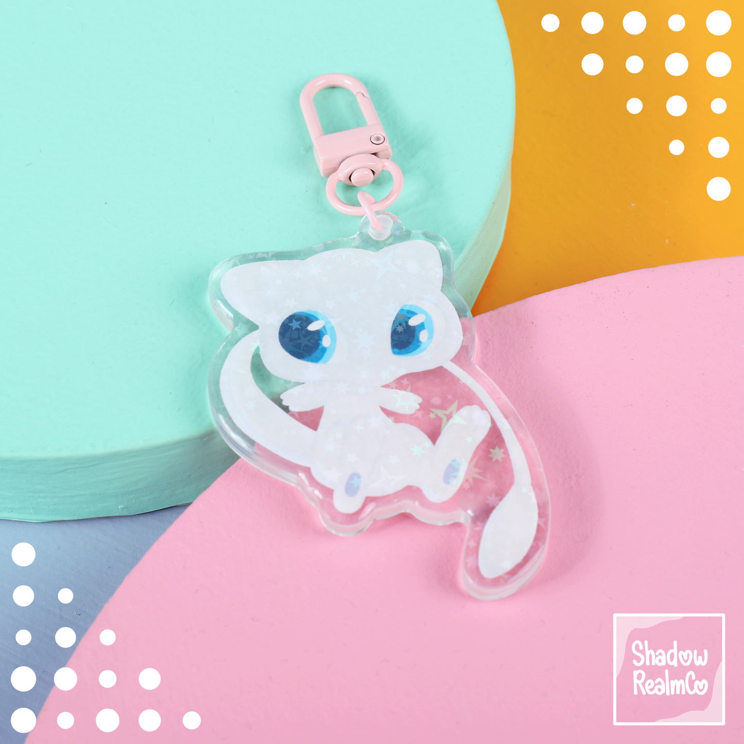 Cute Double Sided Keychain | MEW