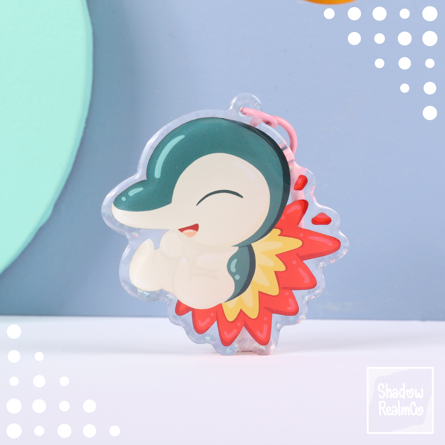Starter Double Sided Keychain | CYNDAQUIL
