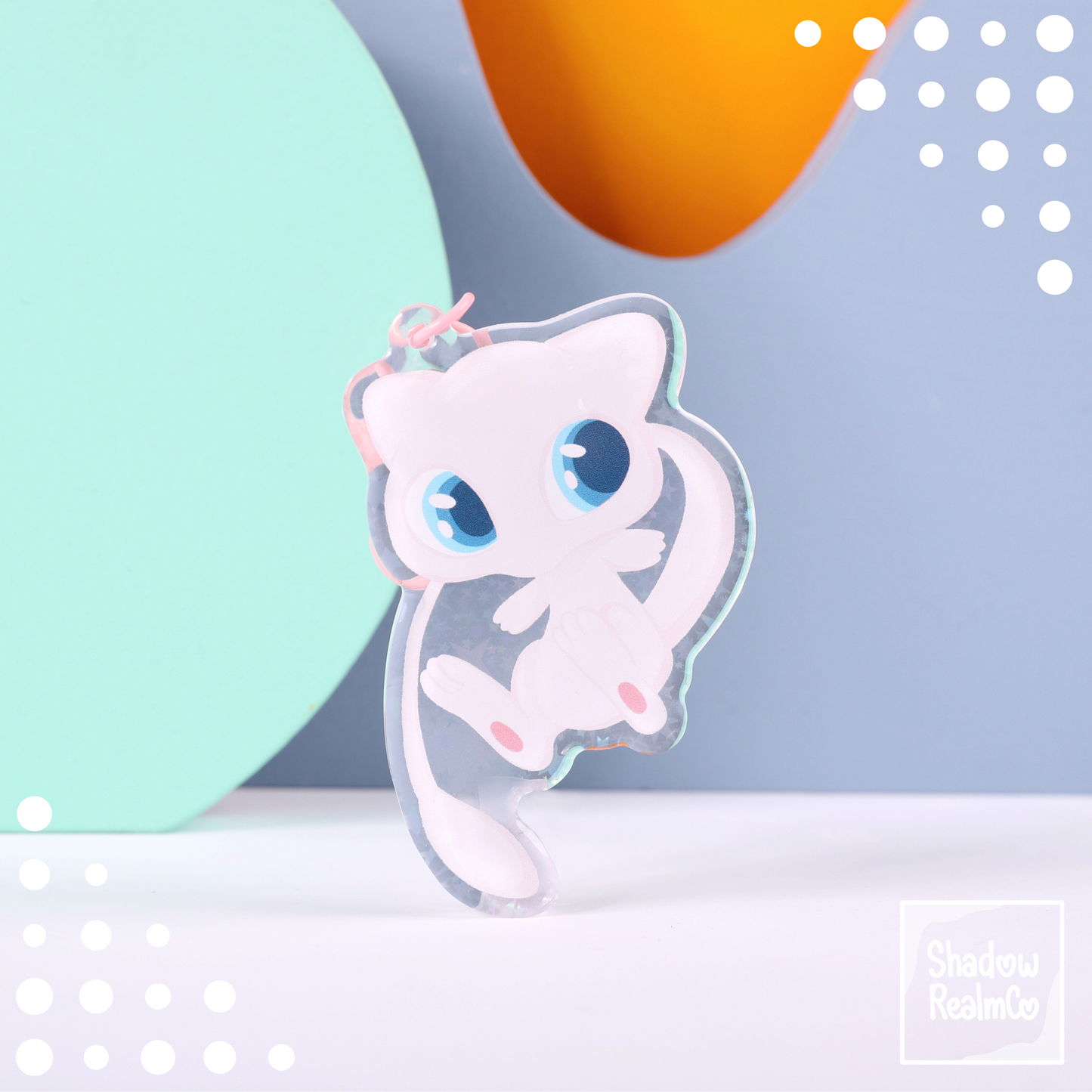 Cute Double Sided Keychain | MEW