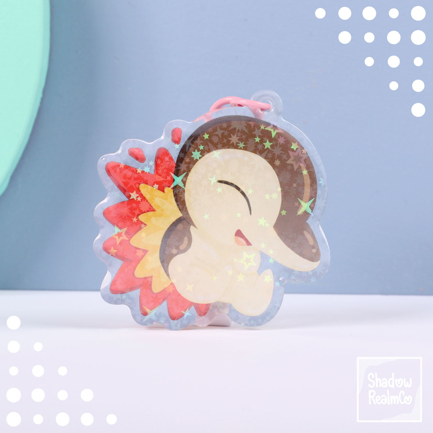 Starter Double Sided Keychain | CYNDAQUIL