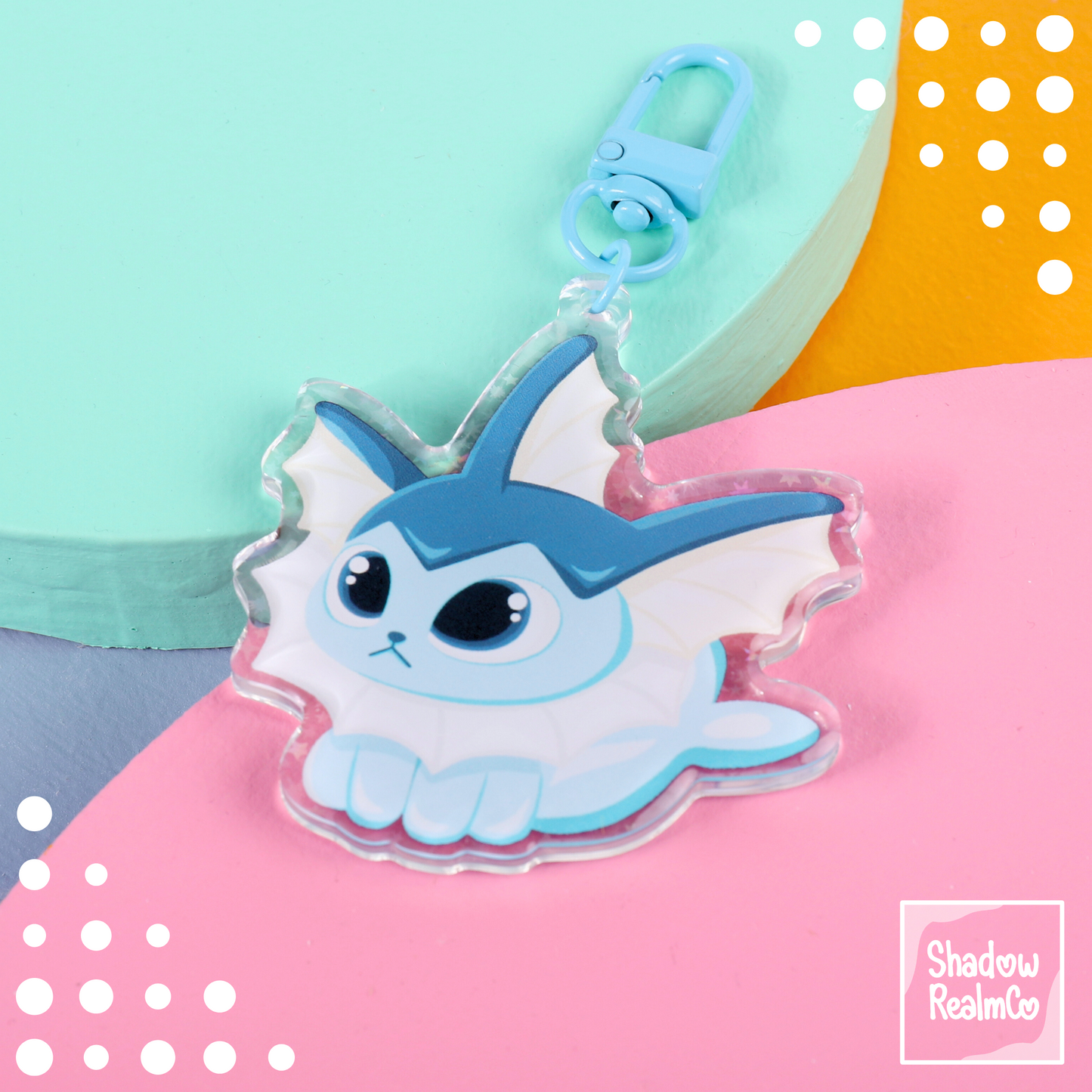 Eeveelution Double Sided Keychain | VAPOREON