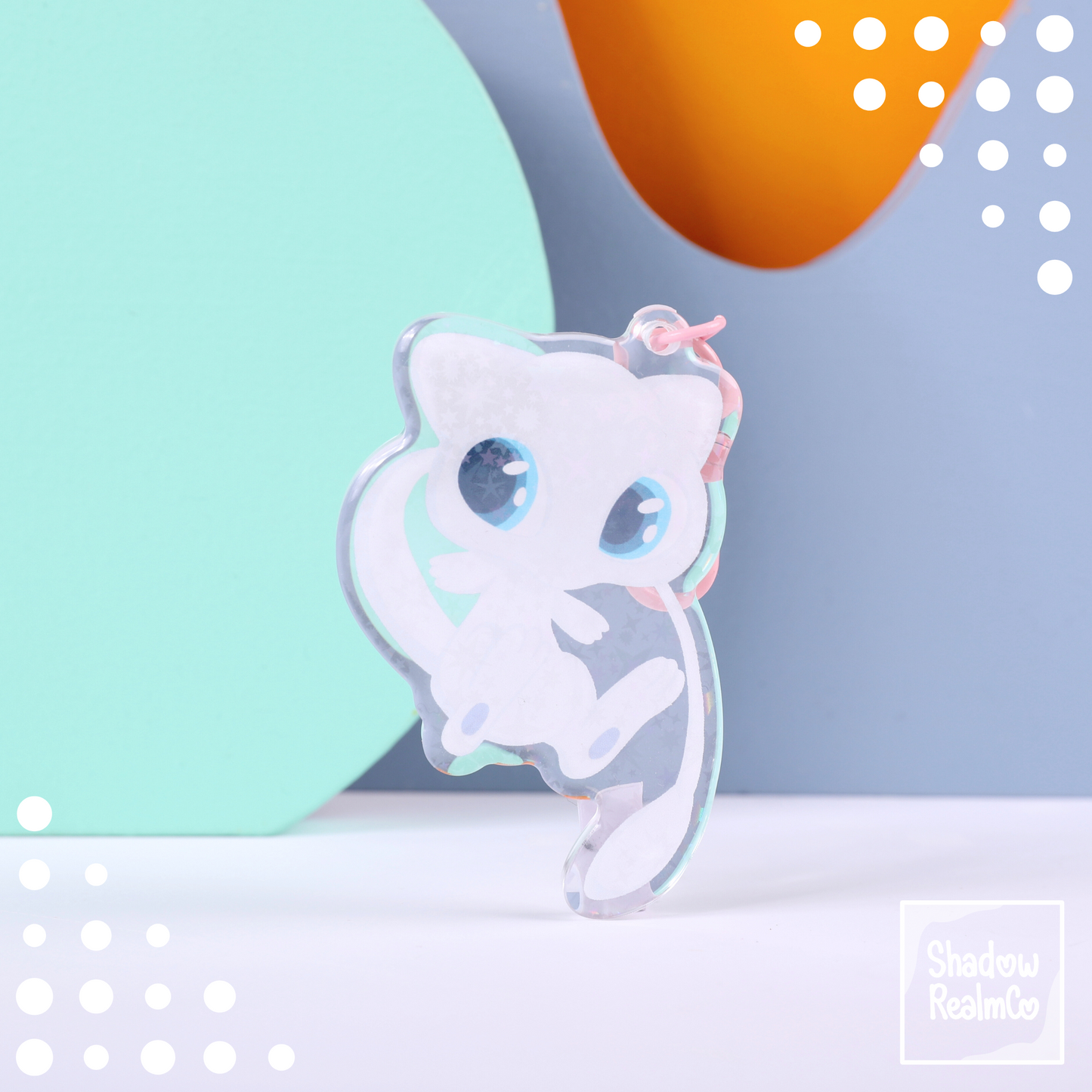 Cute Double Sided Keychain | MEW