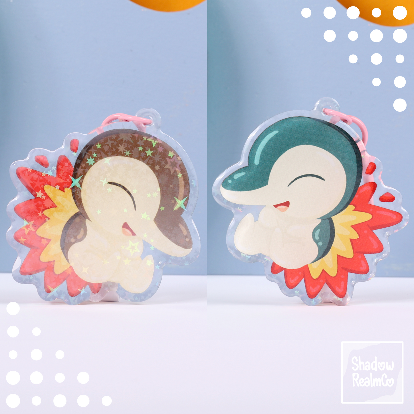 Starter Double Sided Keychain | CYNDAQUIL