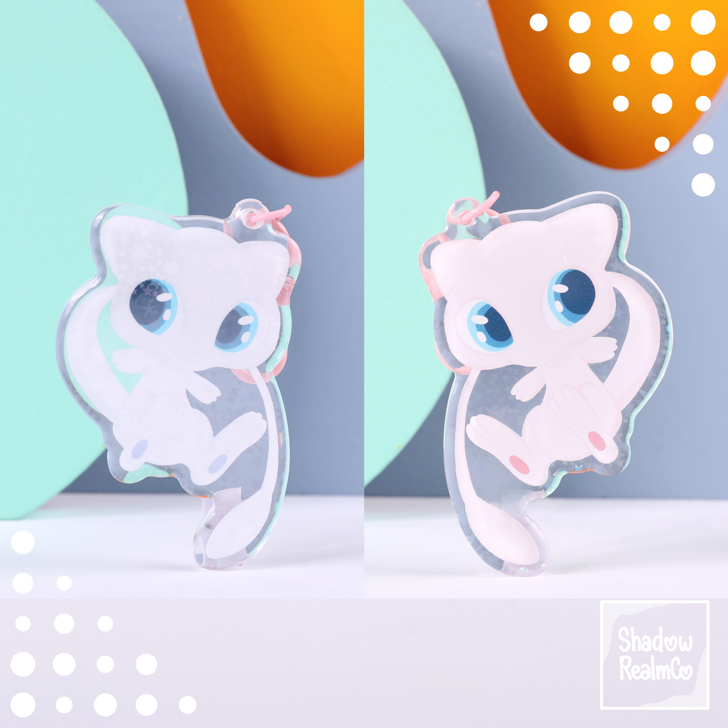 Cute Double Sided Keychain | MEW