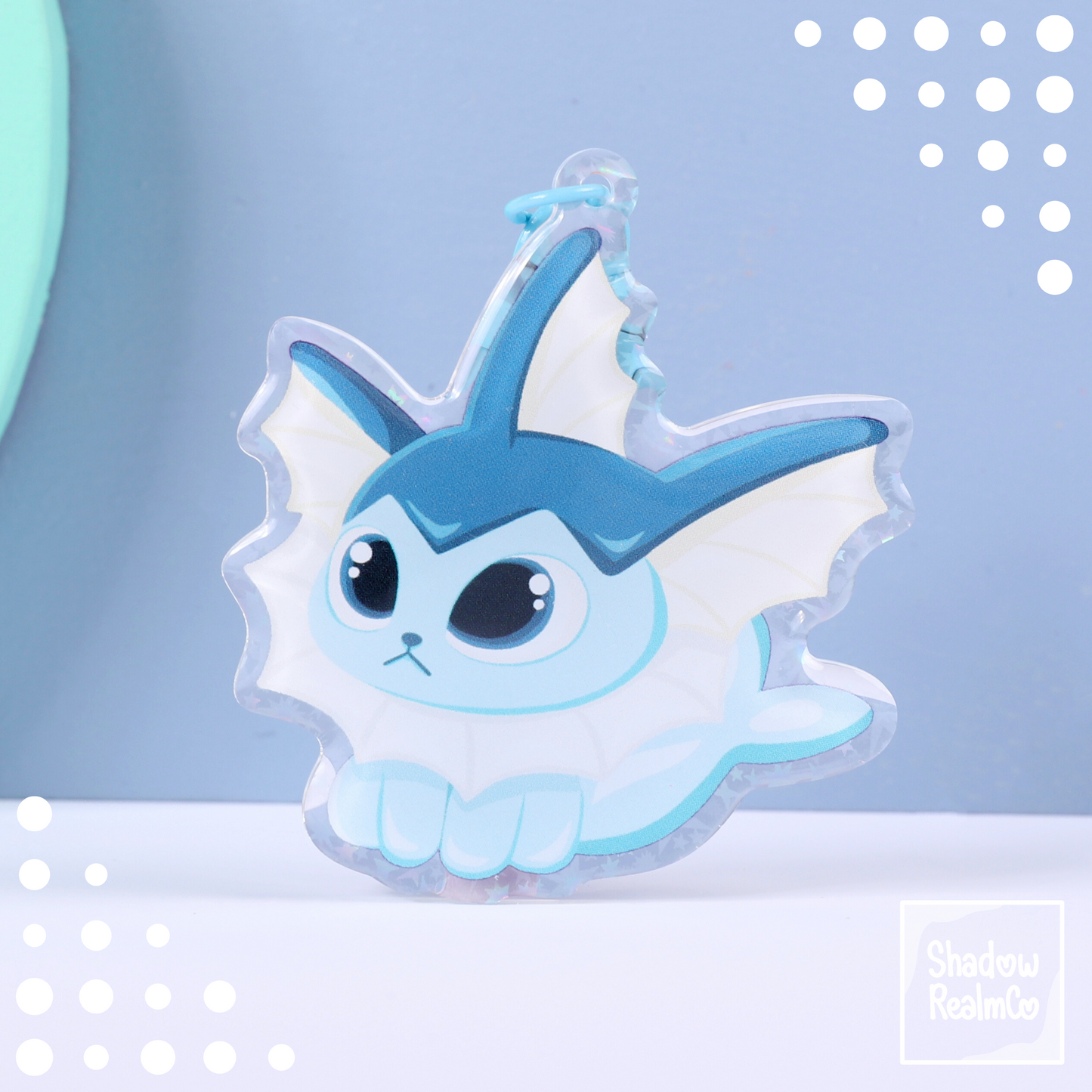 Eeveelution Double Sided Keychain | VAPOREON