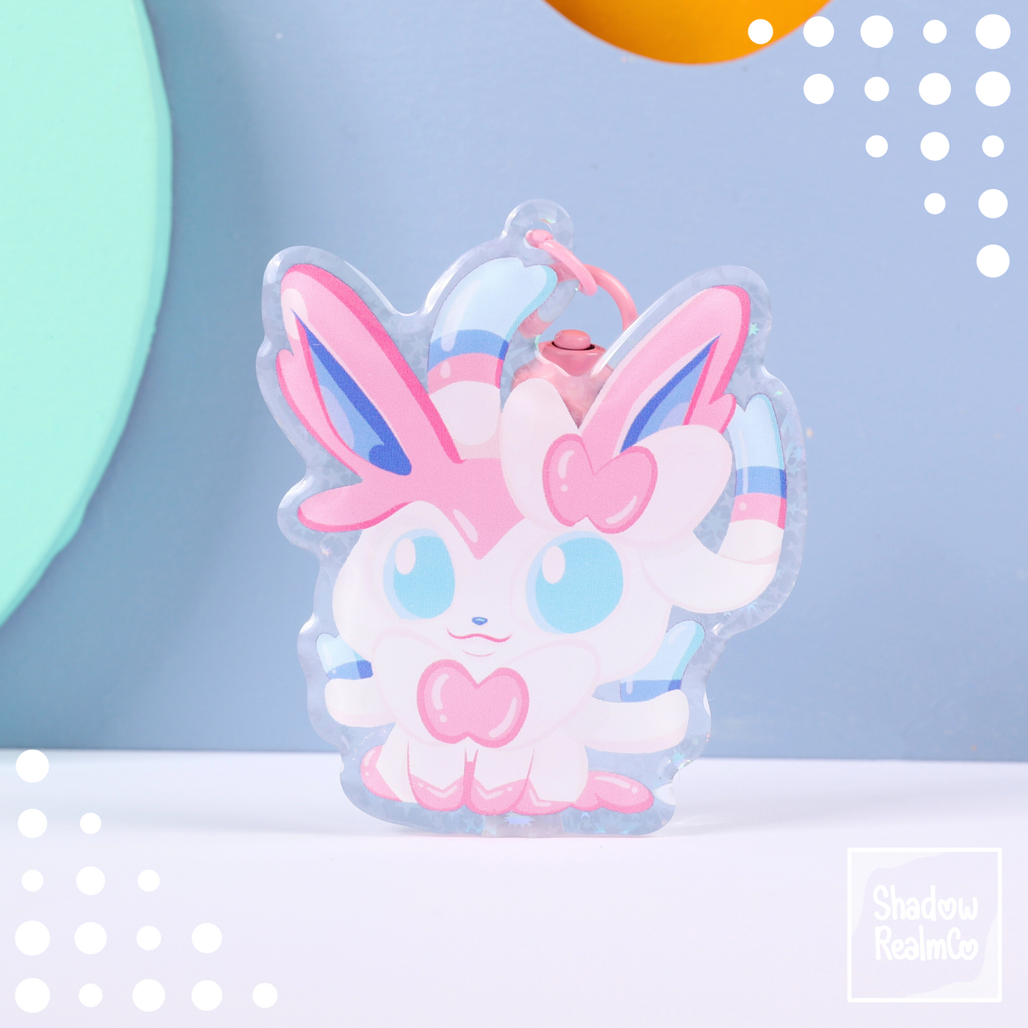 Eeveelution Double Sided Keychain | SYLVEON