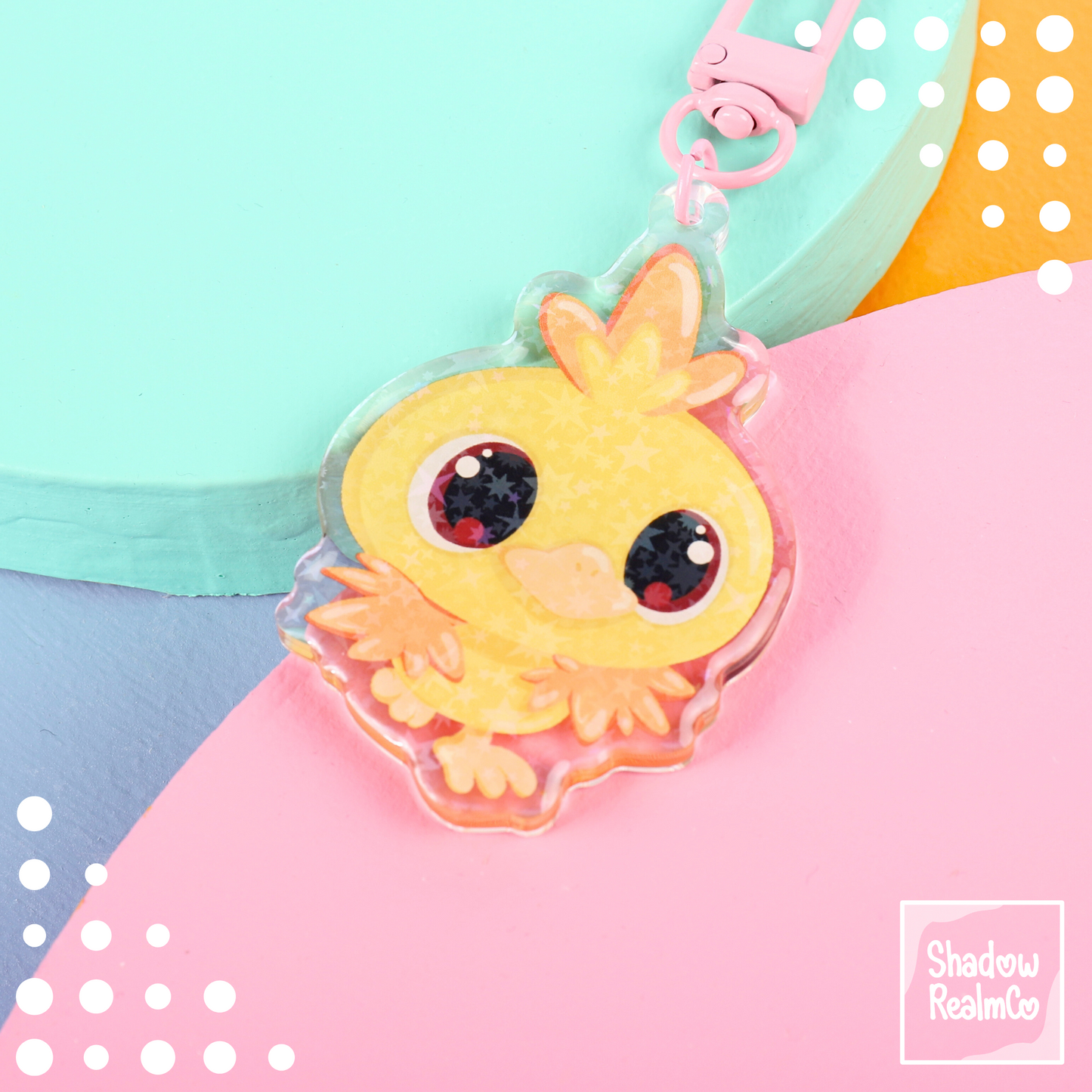Starter Double Sided Keychain | TORCHIC