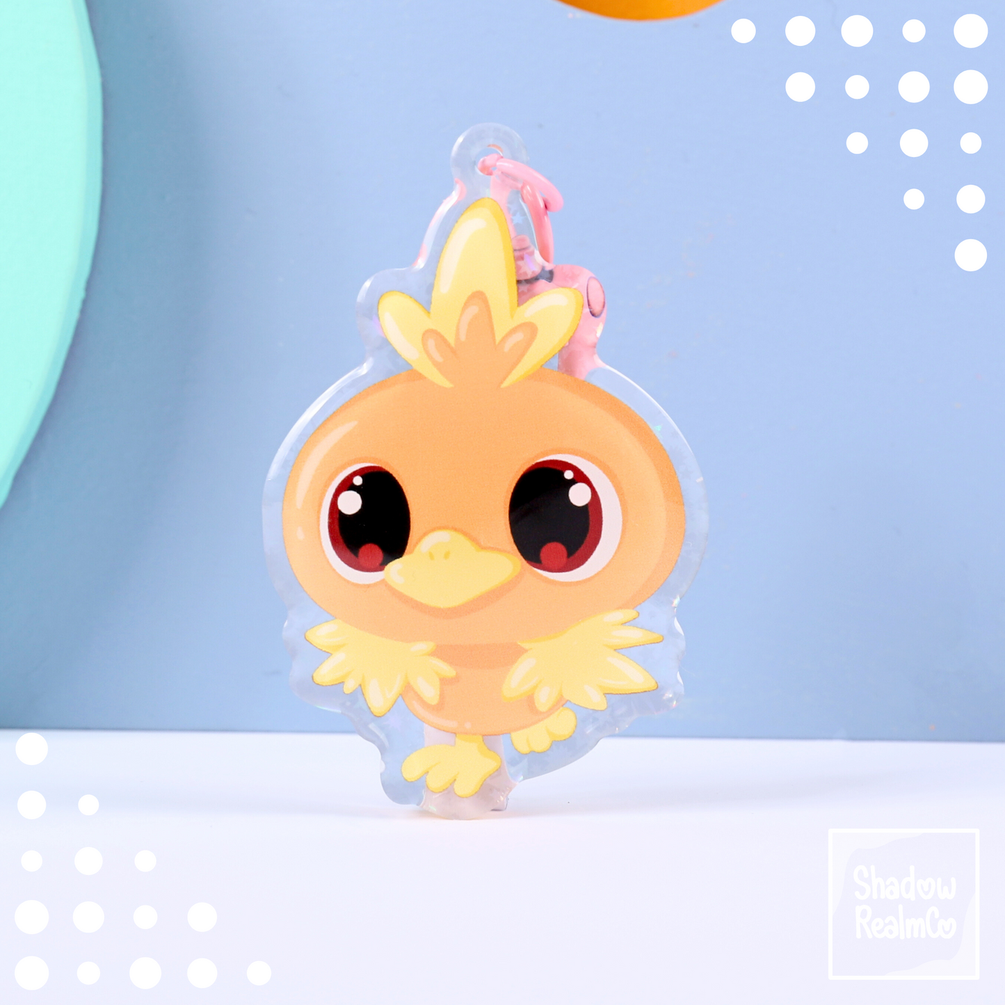 Starter Double Sided Keychain | TORCHIC