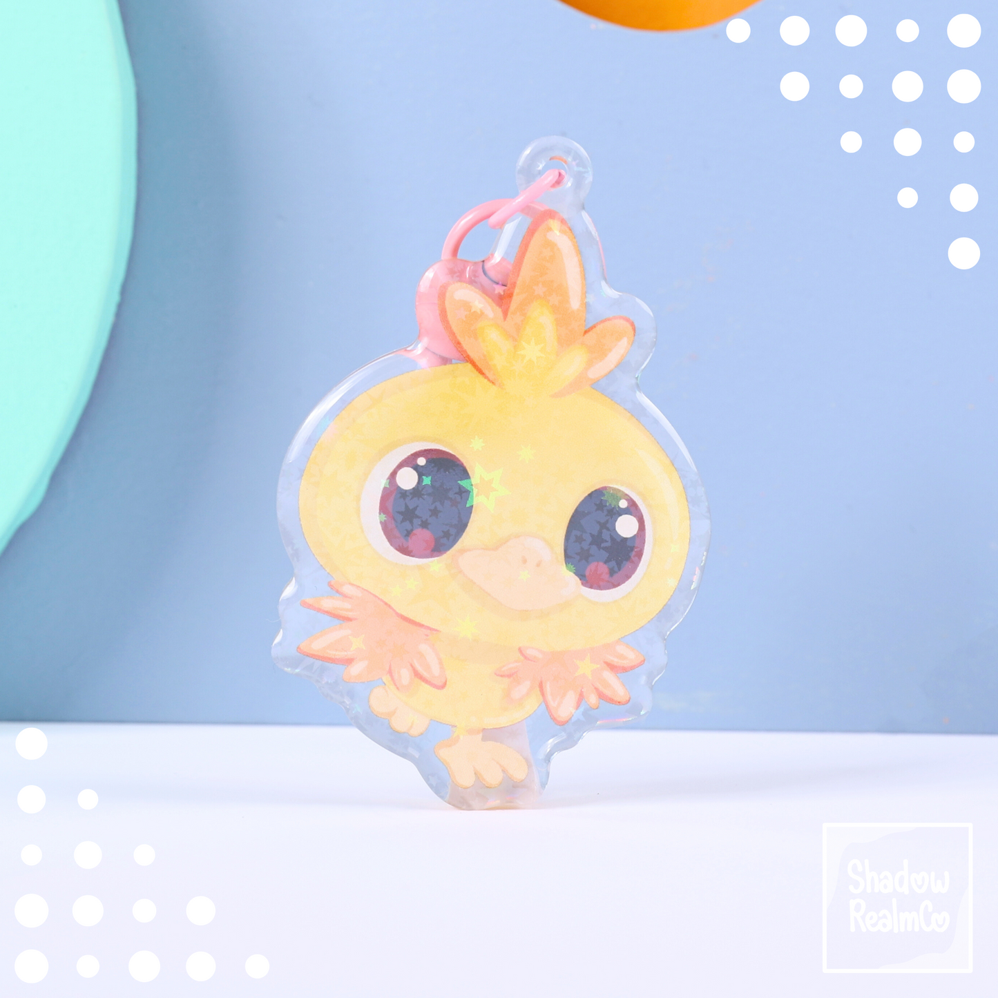 Starter Double Sided Keychain | TORCHIC