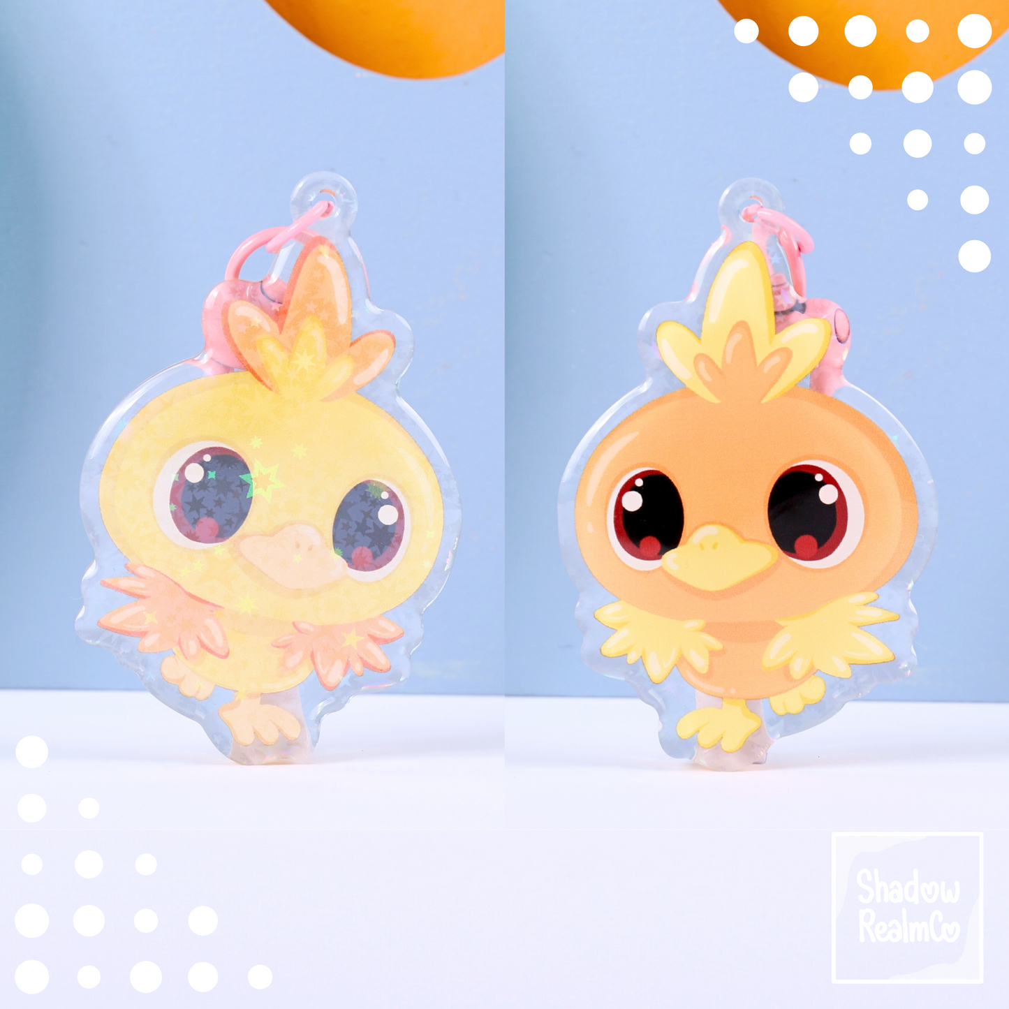 Starter Double Sided Keychain | TORCHIC