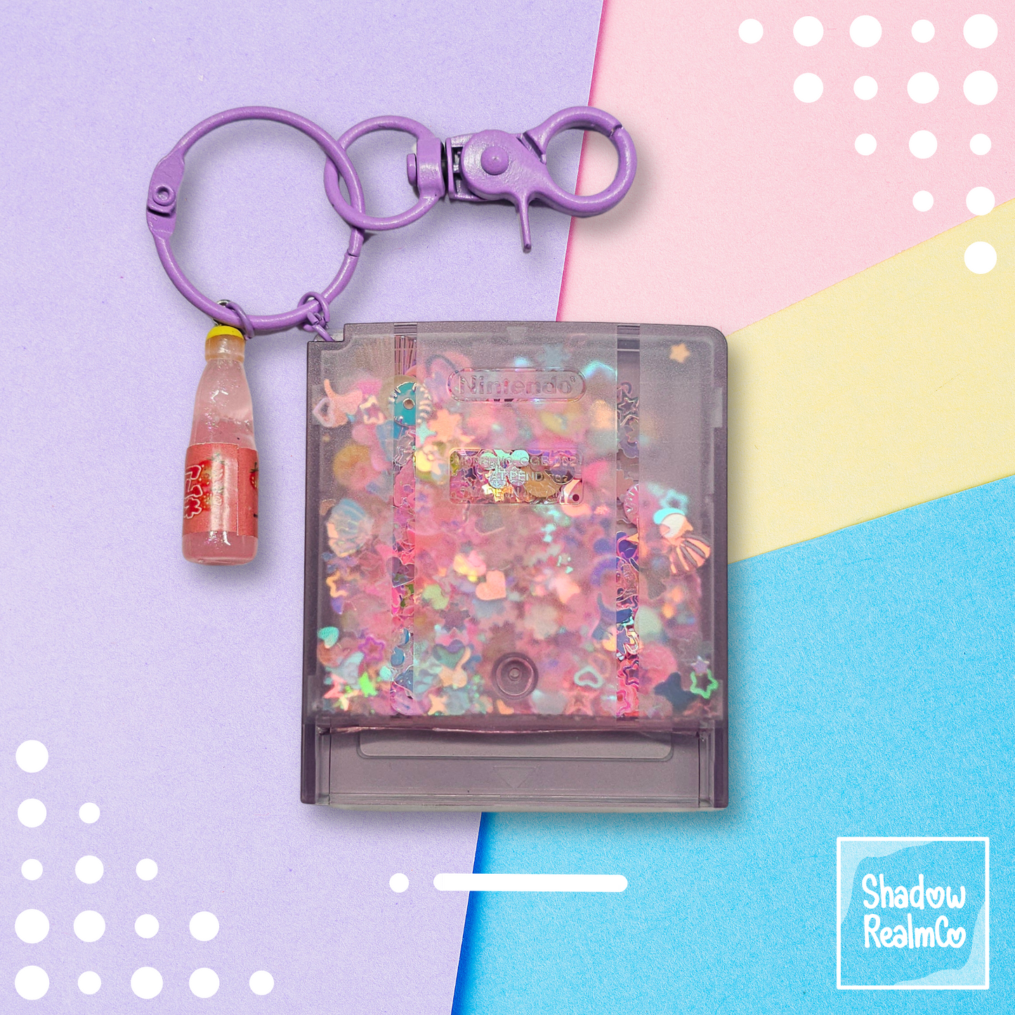 Mew GBC Shaker Holographic Keychain