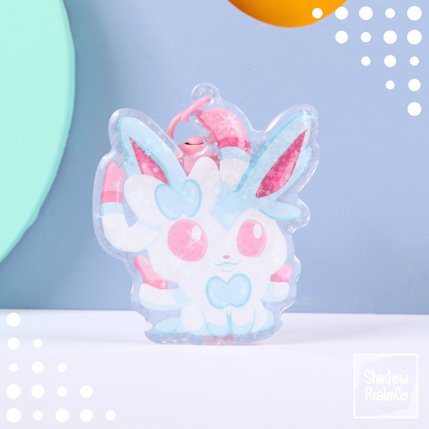 Eeveelution Double Sided Keychain | SYLVEON