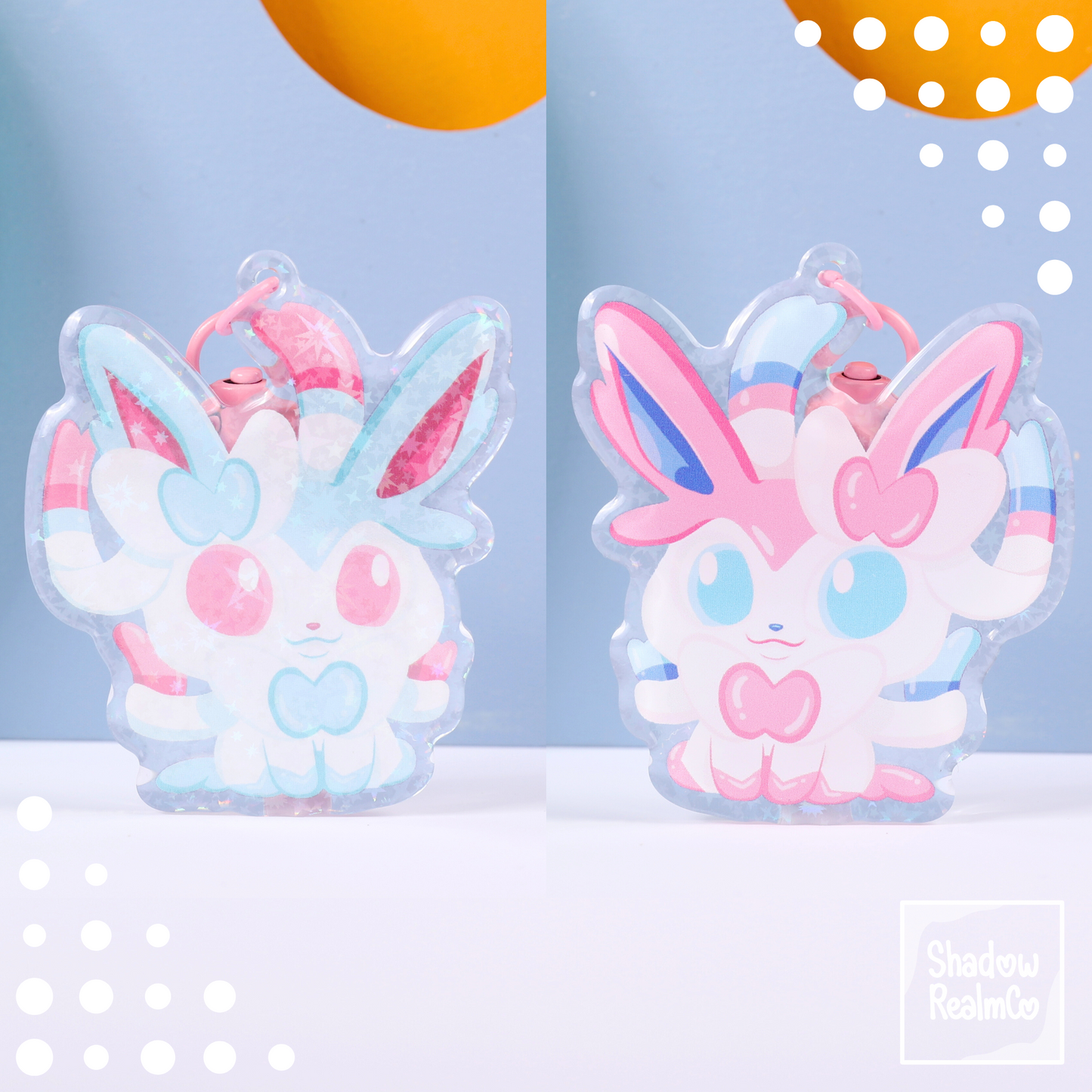 Eeveelution Double Sided Keychain | SYLVEON