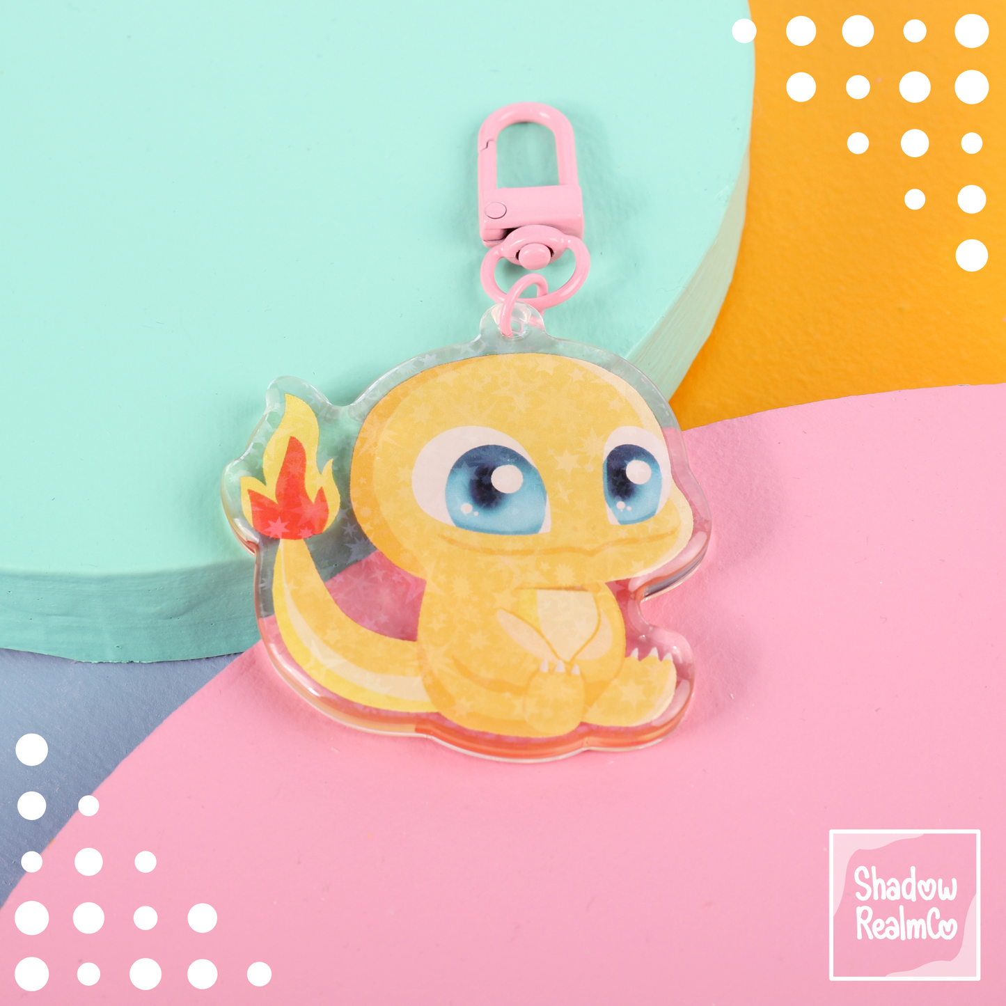 Starter Double Sided Keychain | CHARMANDER