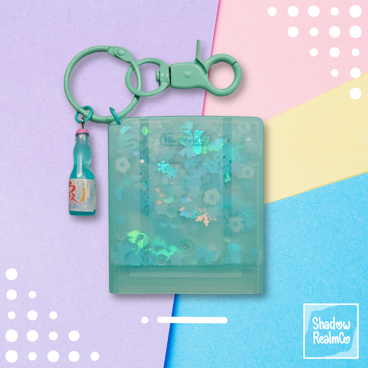 Manaphy GBC Shaker Holographic Keychain