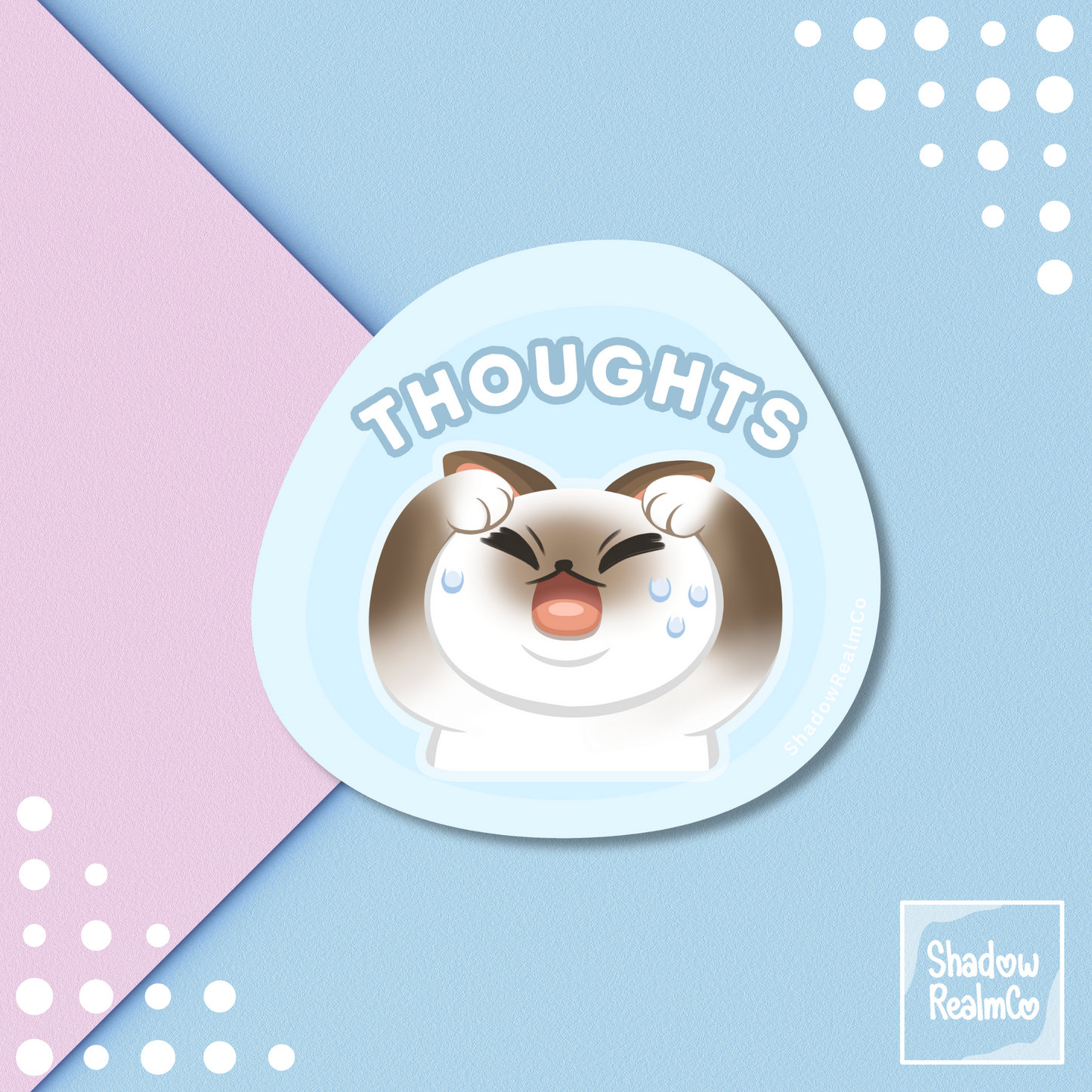 Thoughts | Glossy Vinyl Sticker