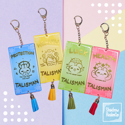 Gold Foil Hanging Talismans