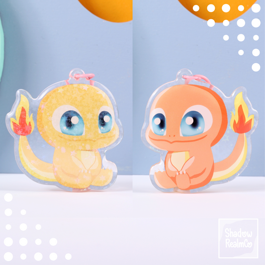 Starter Double Sided Keychain | CHARMANDER