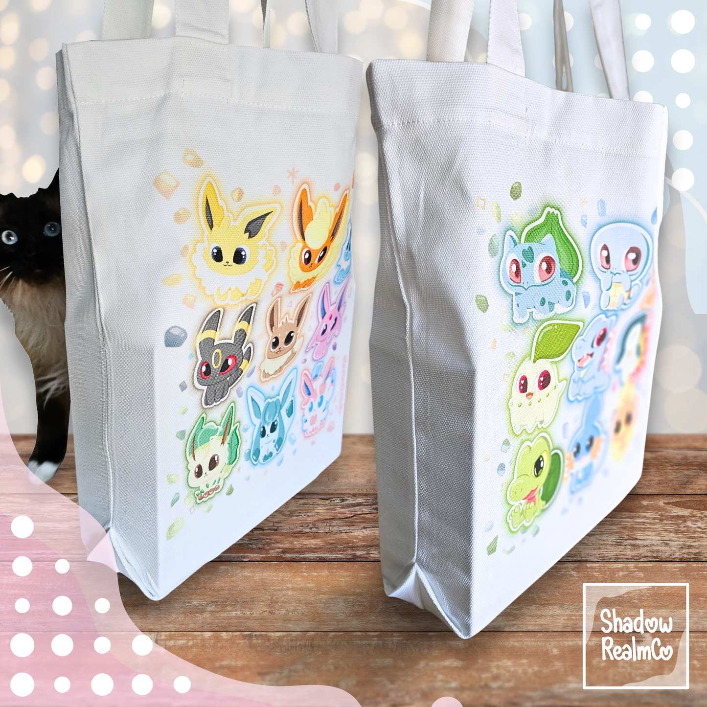 Starters Print Cotton Tote Bag L