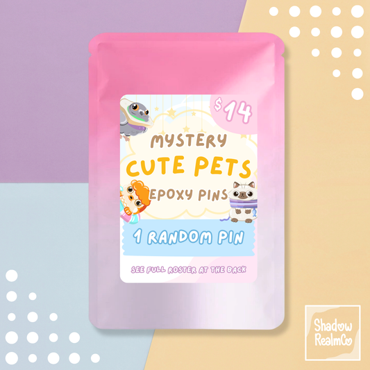 Cute Pets Mystery Pins Blind Bag