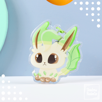 Eeveelution Double Sided Keychain | LEAFEON