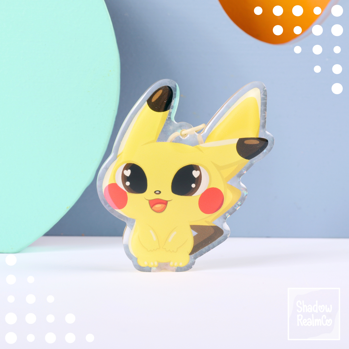 Cute Double Sided Keychain | PIKACHU