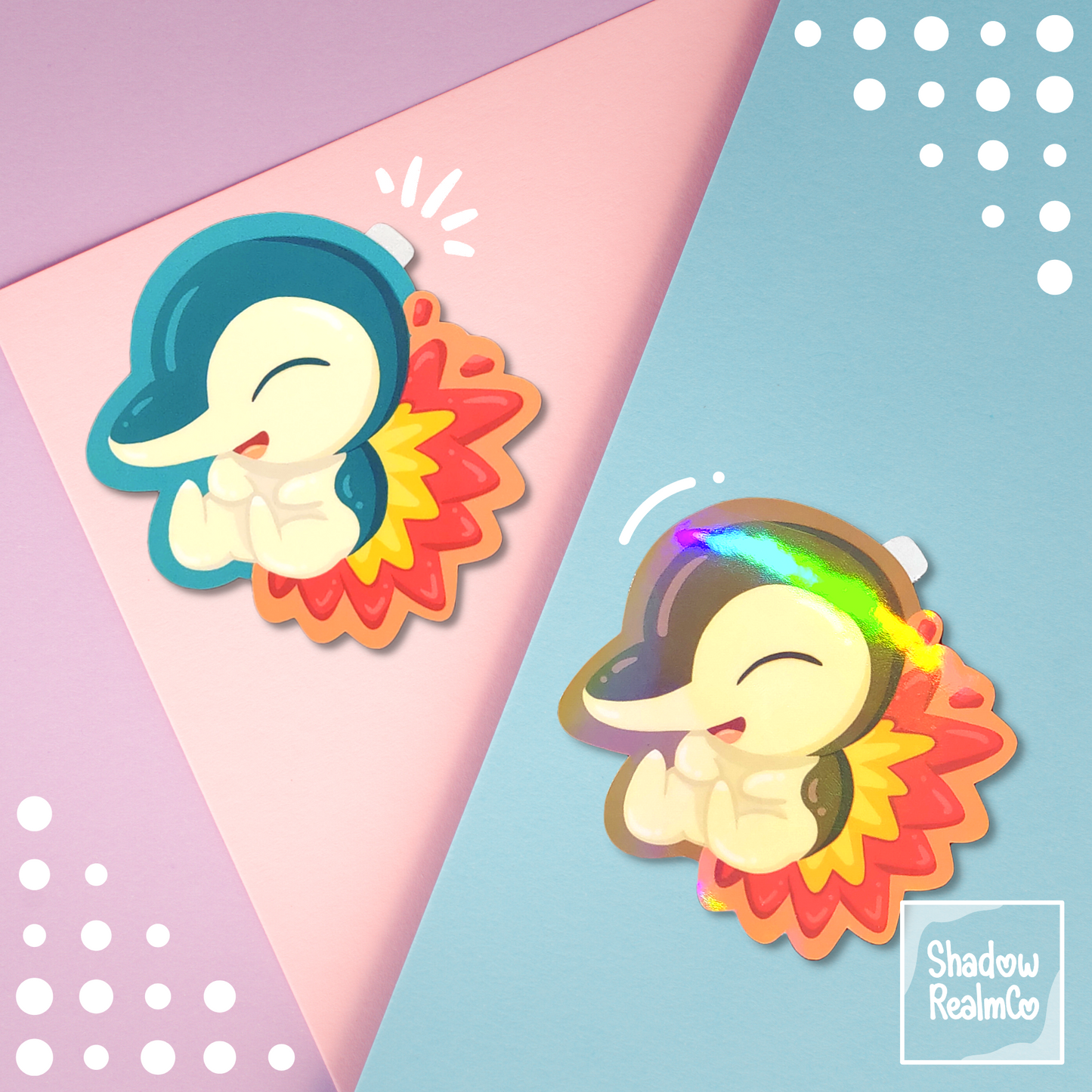 Cyndaquil Starter Sticker