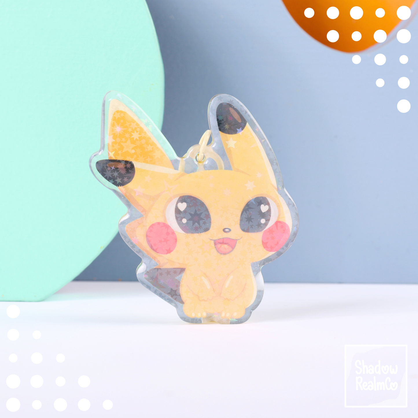 Cute Double Sided Keychain | PIKACHU