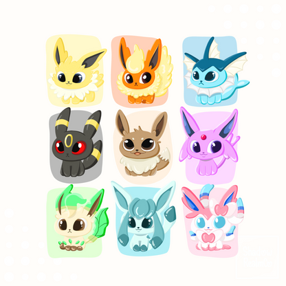 Eeveelutions Cotton Tote Bag