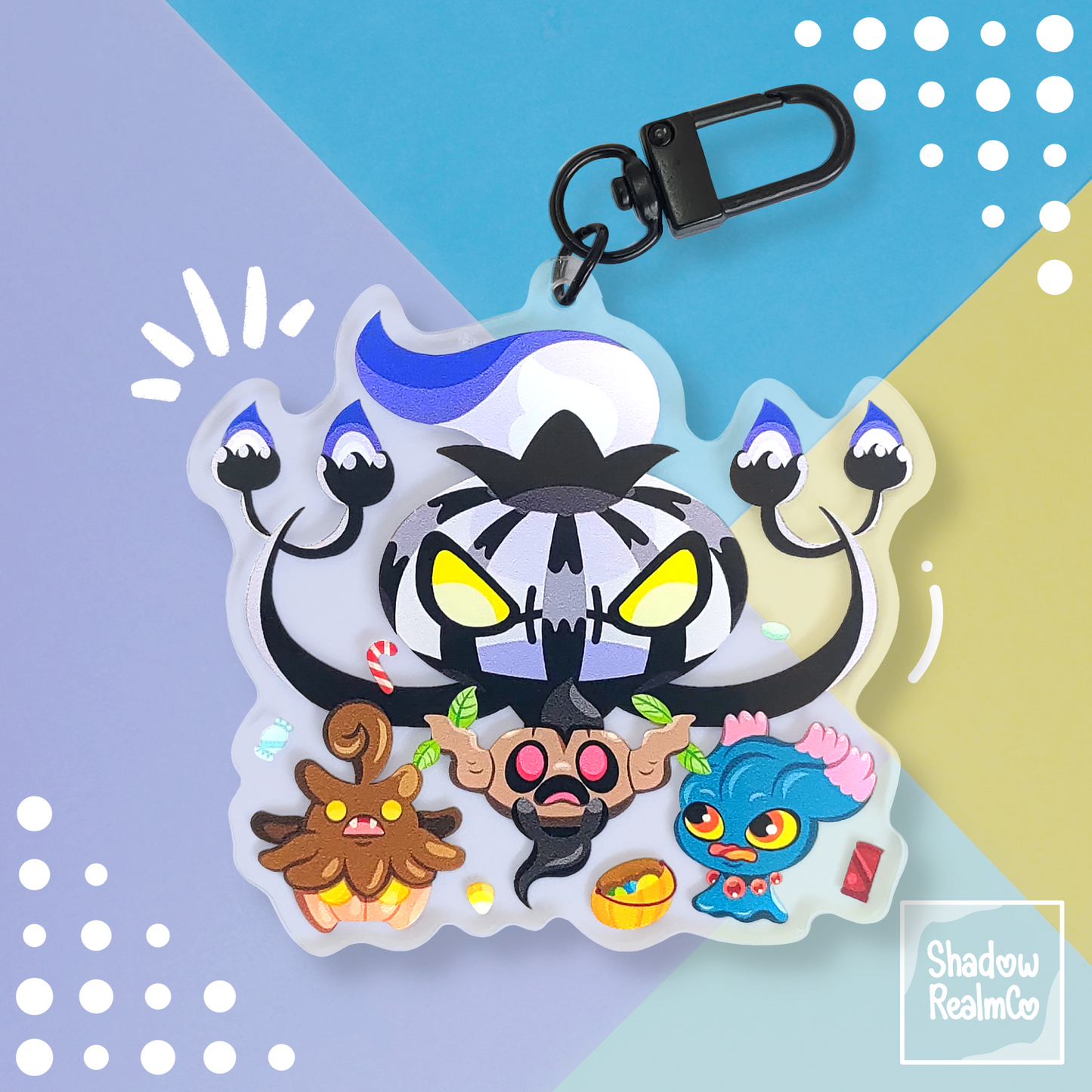 Chandelure Clear Keychain